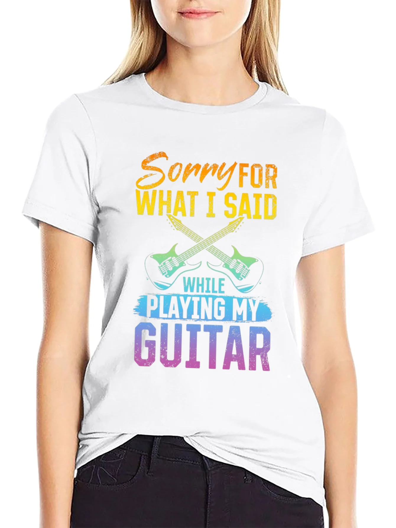 Sorry For What I Said Guitar T-Shirt