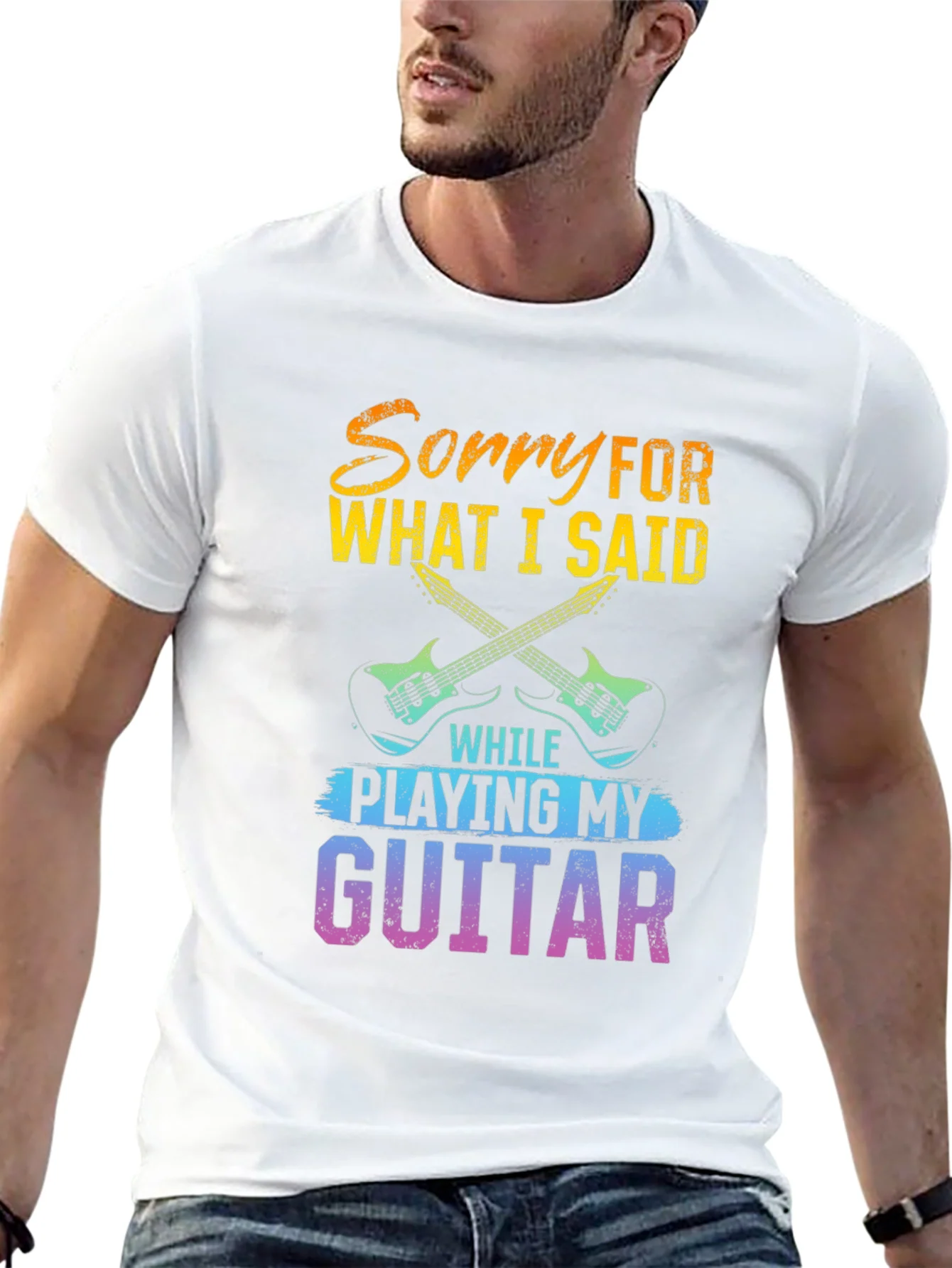 Sorry For What I Said Guitar T-Shirt