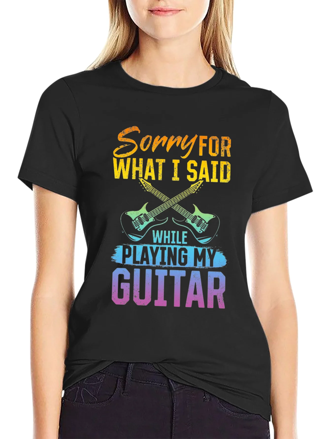 Sorry For What I Said Guitar T-Shirt