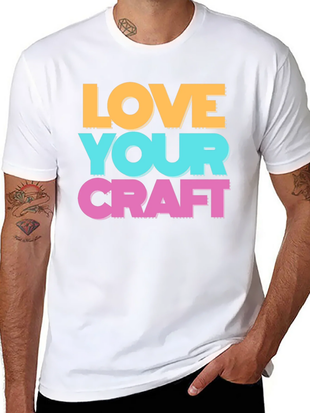 Love Your Craft T-Shirt - Artistic Crew Neck Tee
