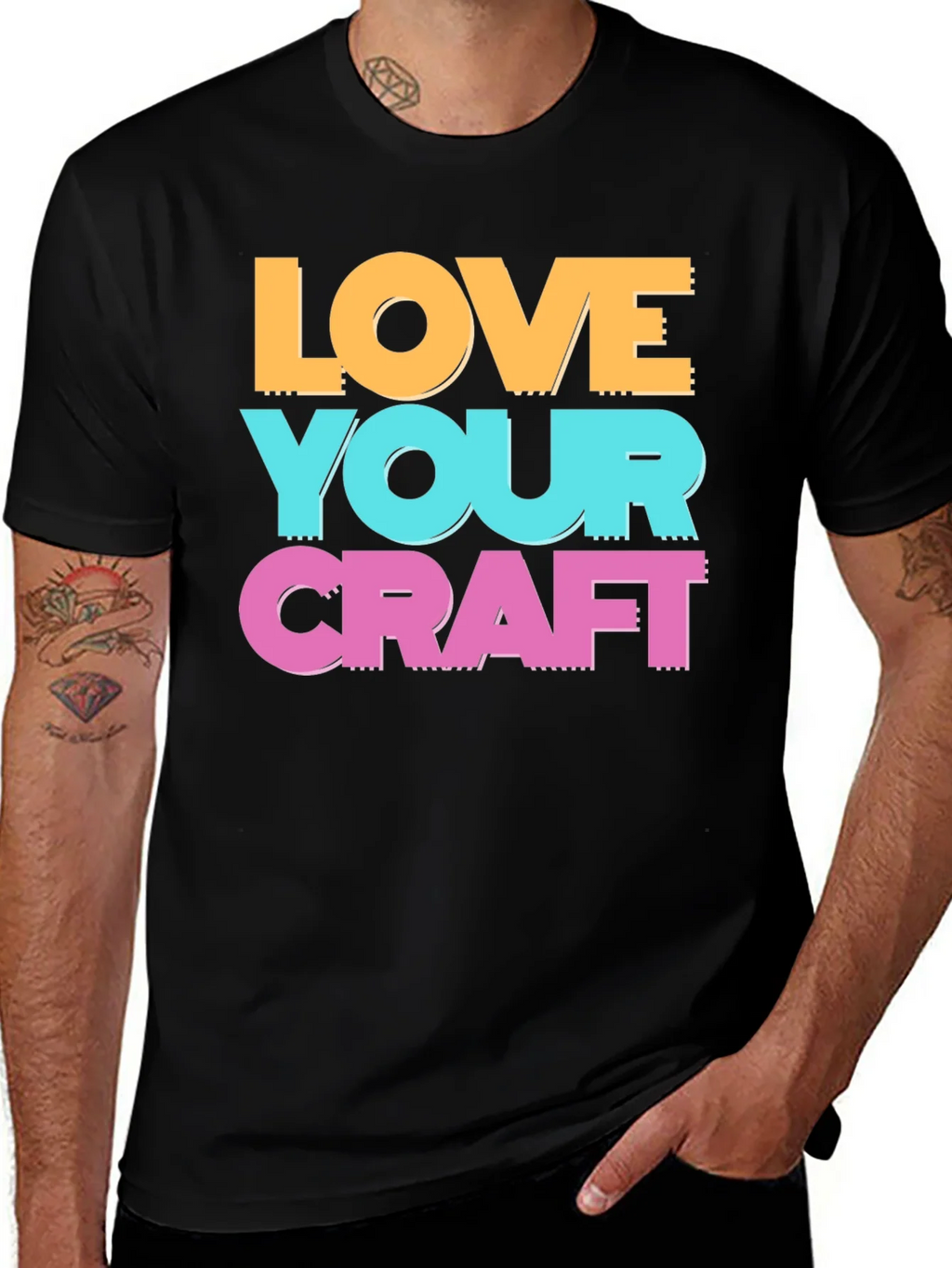 Love Your Craft T-Shirt - Artistic Crew Neck Tee