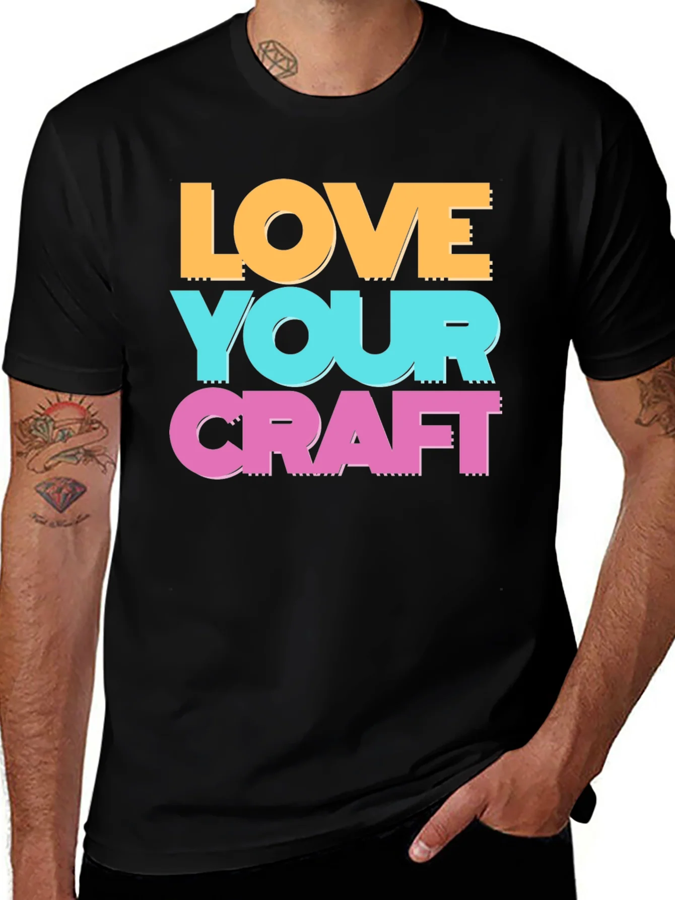 Love Your Craft T-Shirt - Artistic Crew Neck Tee
