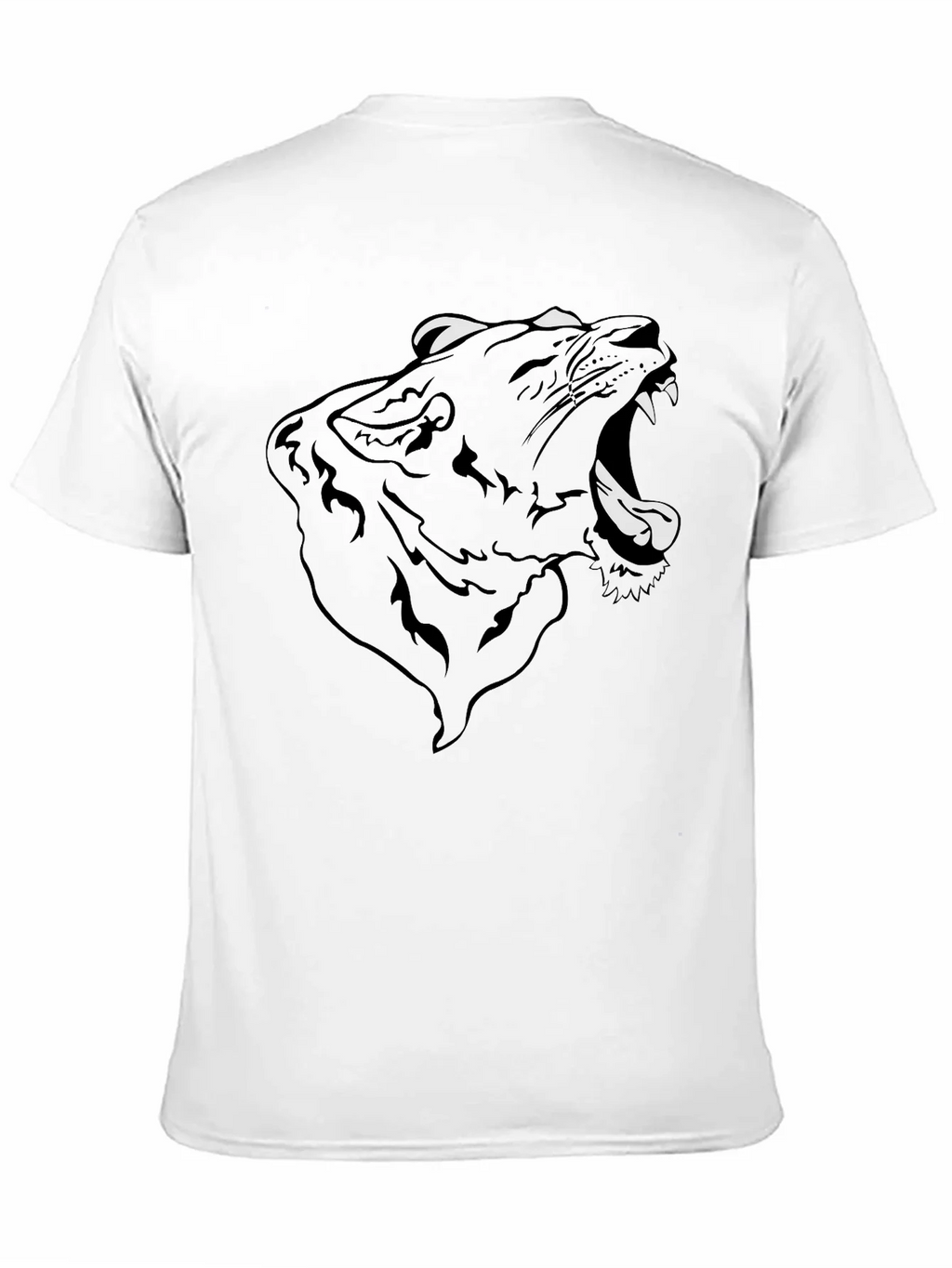 Roaring Panther Graphic Tee - Mens Black T-Shirt