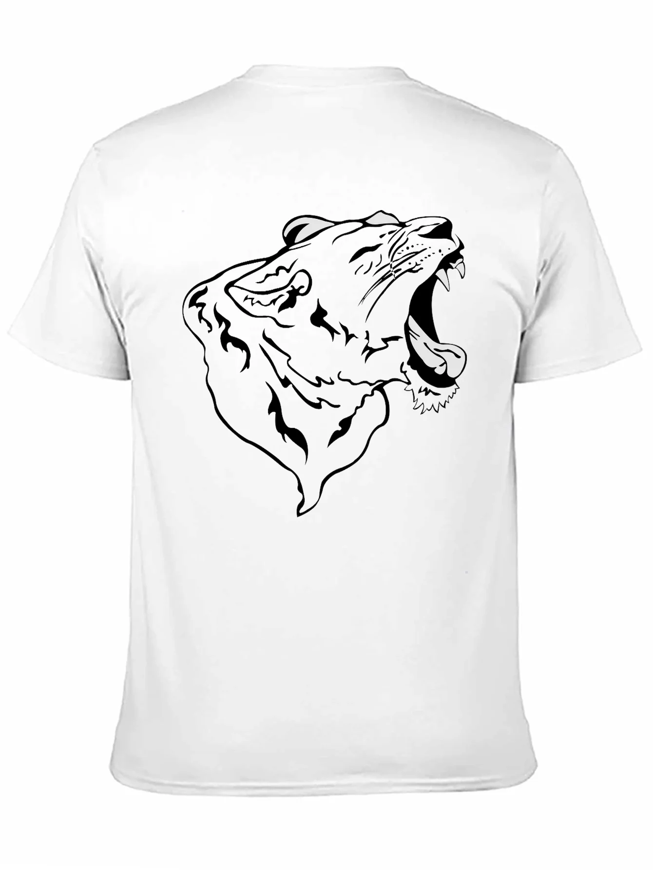 Roaring Panther Graphic Tee - Mens Black T-Shirt