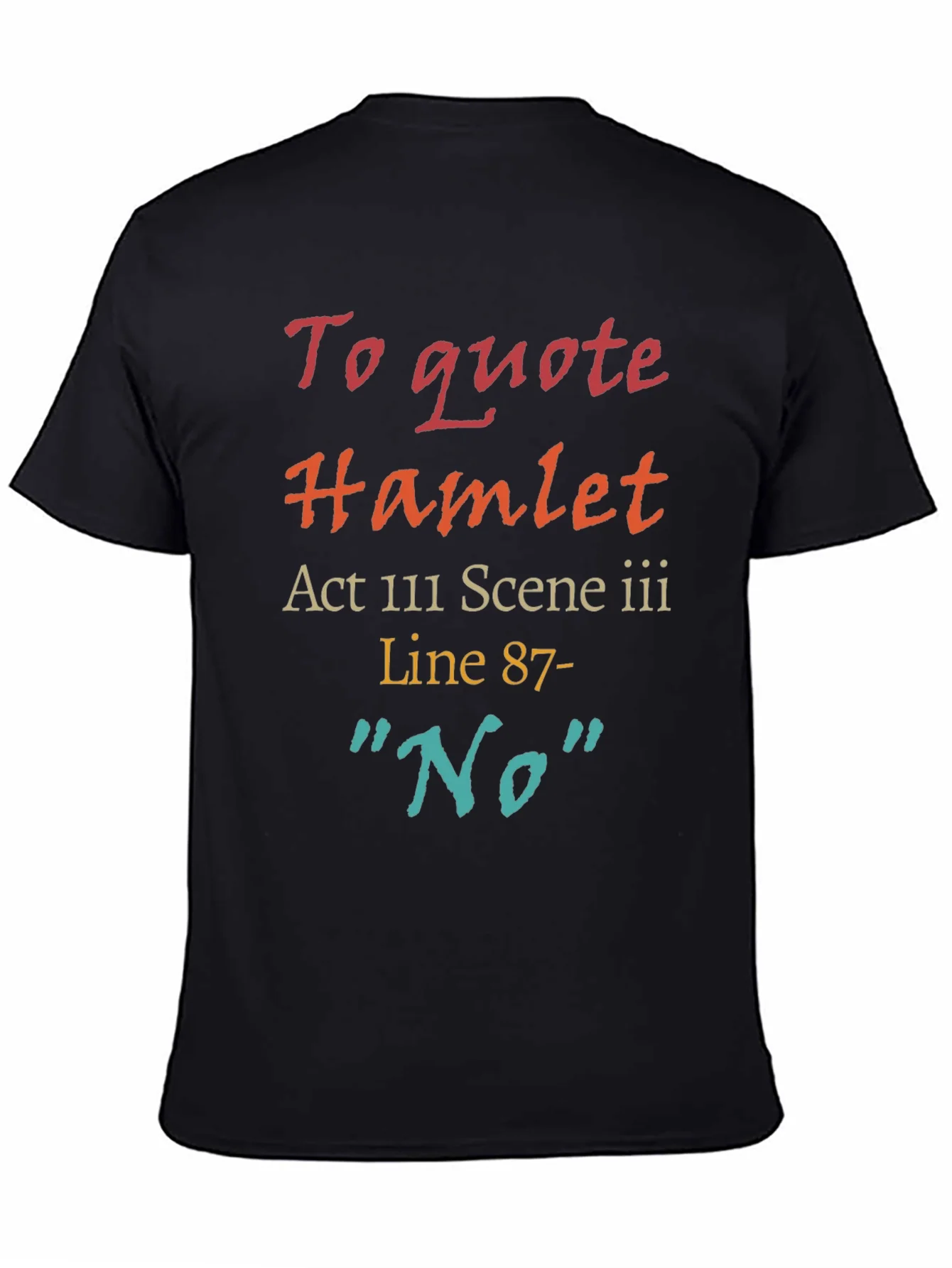 Hamlet Quote T-Shirt: No Line 87