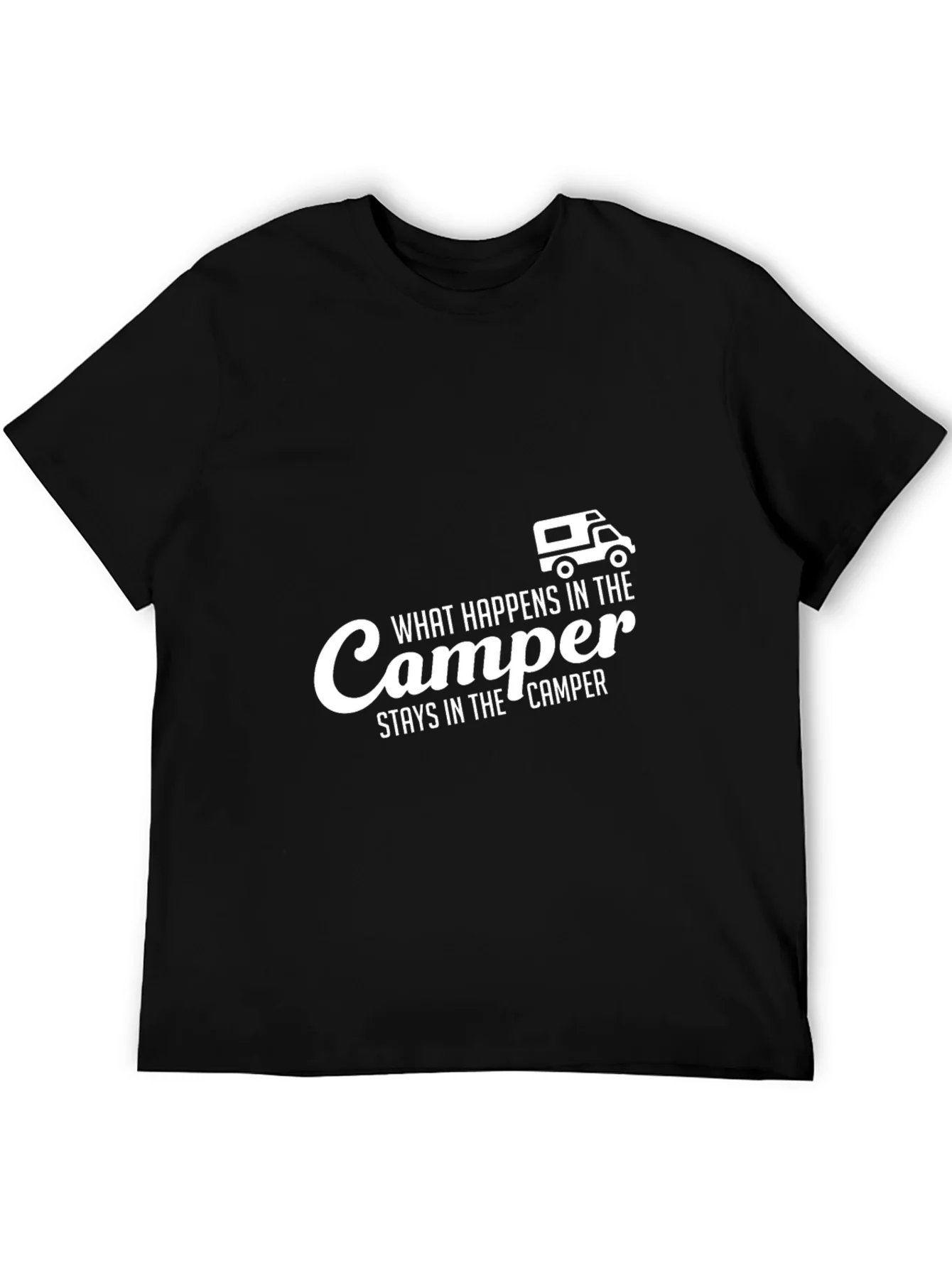Camper Life T-Shirt - What Happens in the Camper Stays