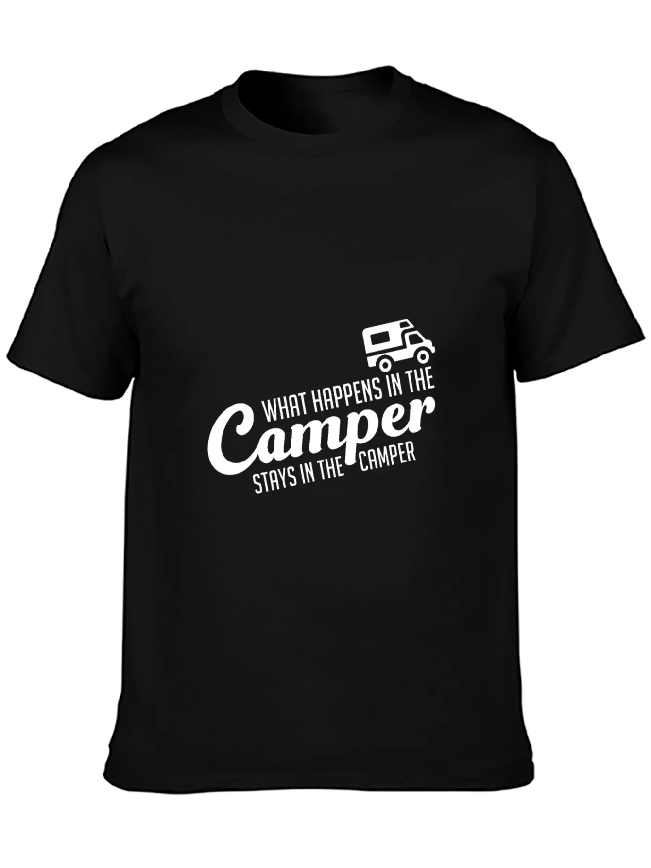 Camper Life T-Shirt - What Happens in the Camper Stays