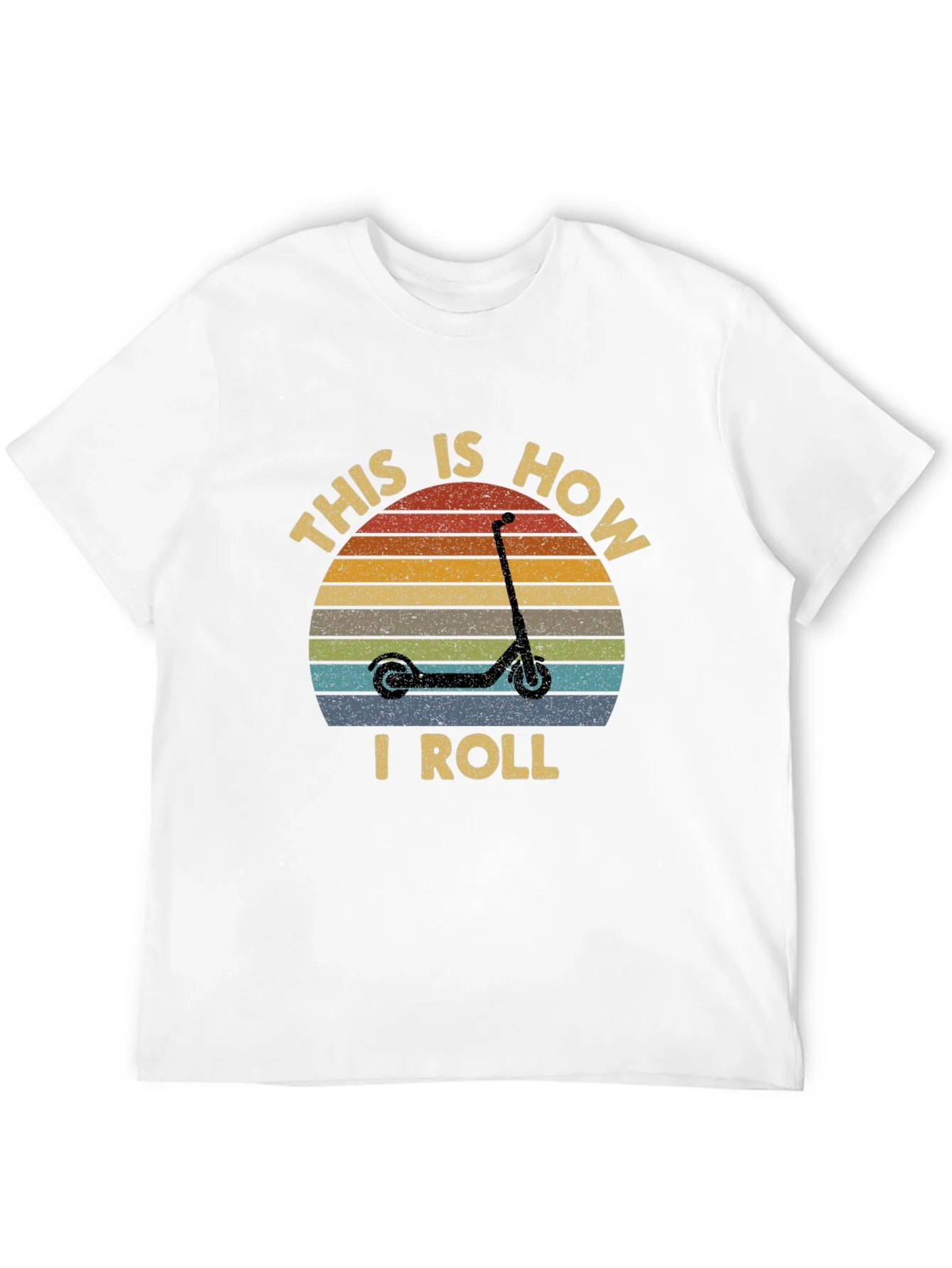 This is How I Roll Scooter T-Shirt - Retro Style