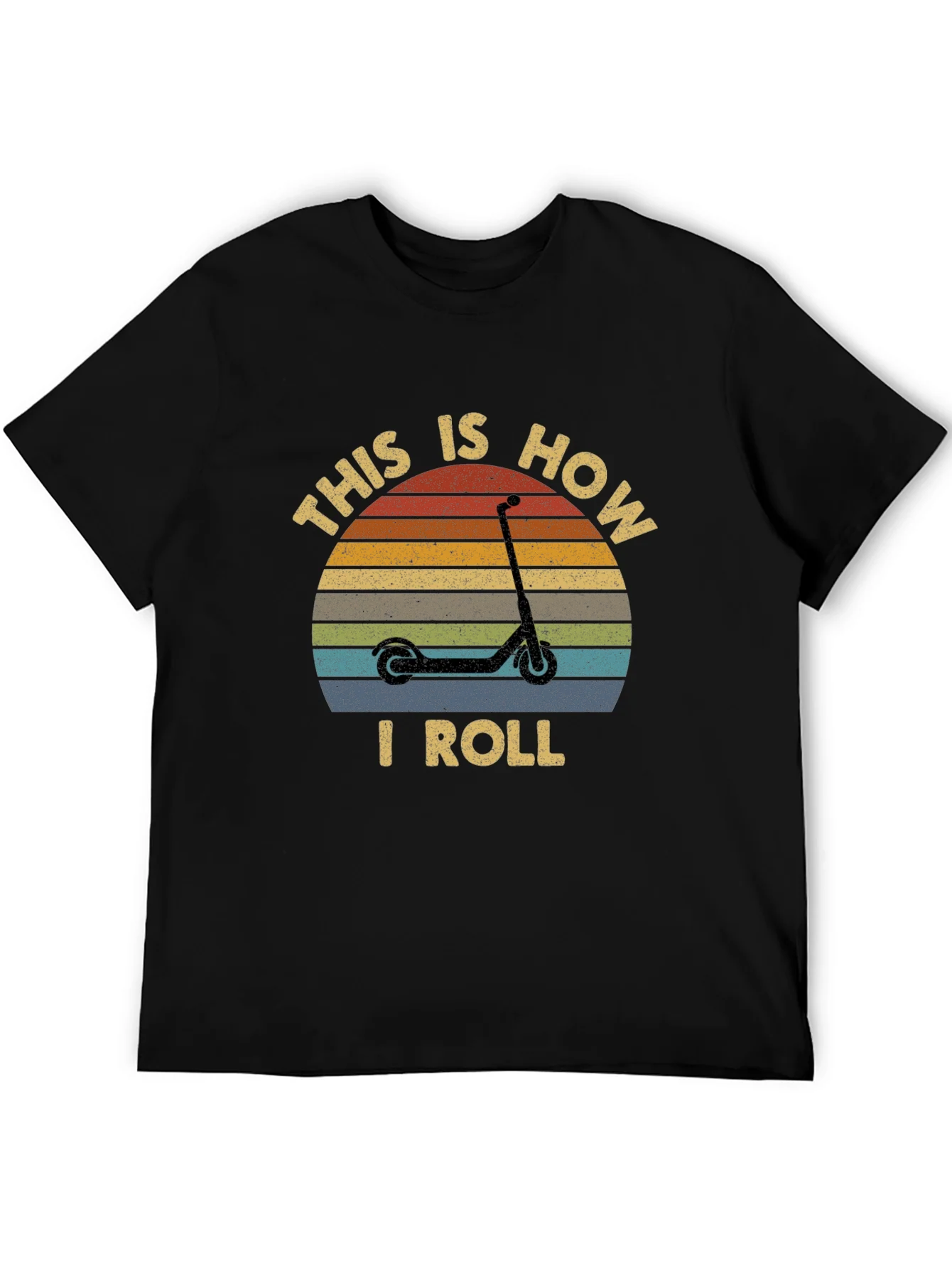 This is How I Roll Scooter T-Shirt - Retro Style