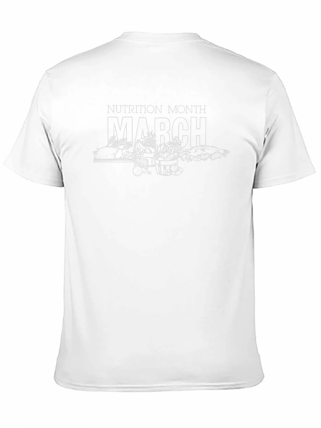 Nutrition Month March T-Shirt - Eat Healthy