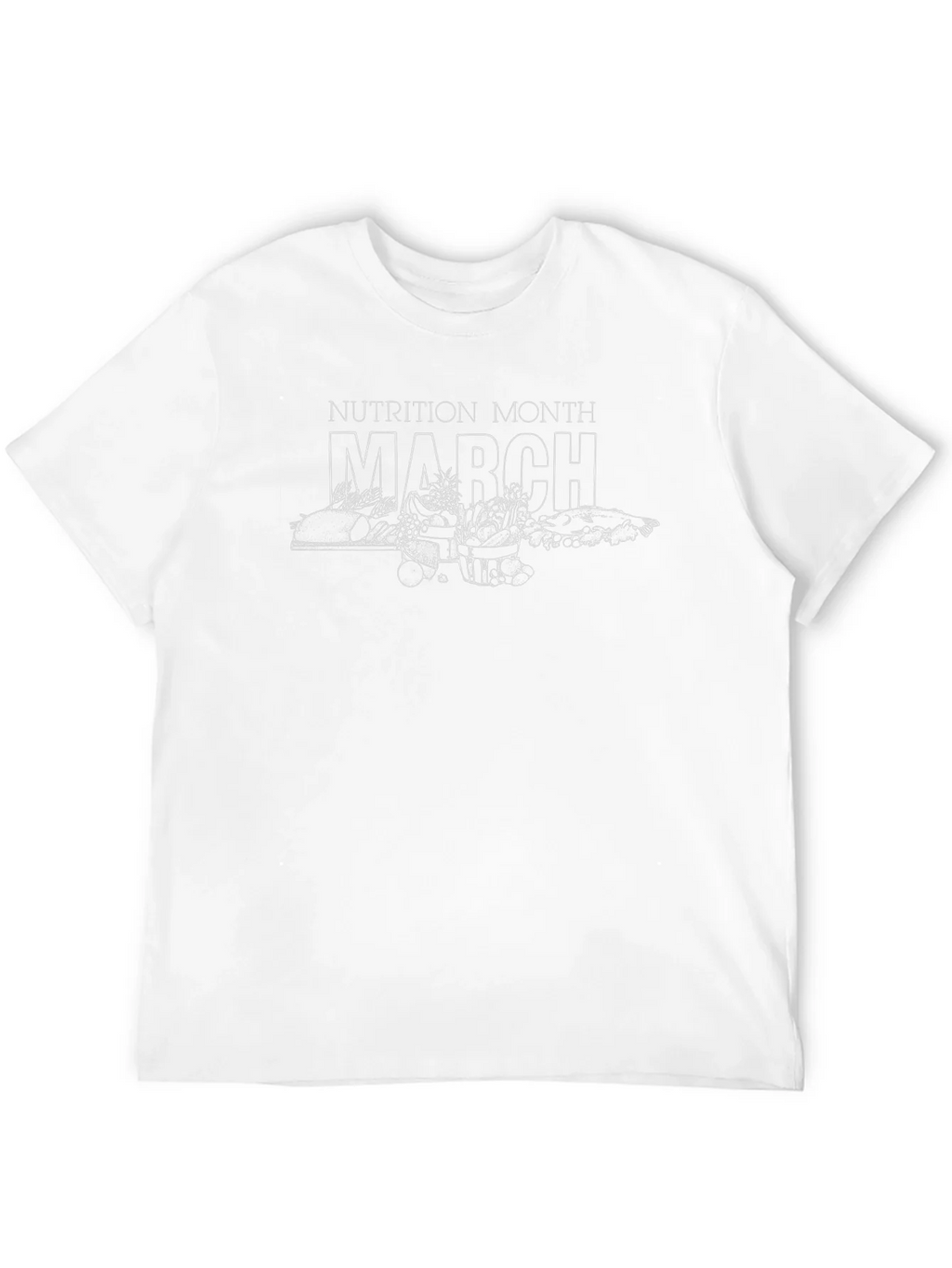 Nutrition Month March T-Shirt - Eat Healthy