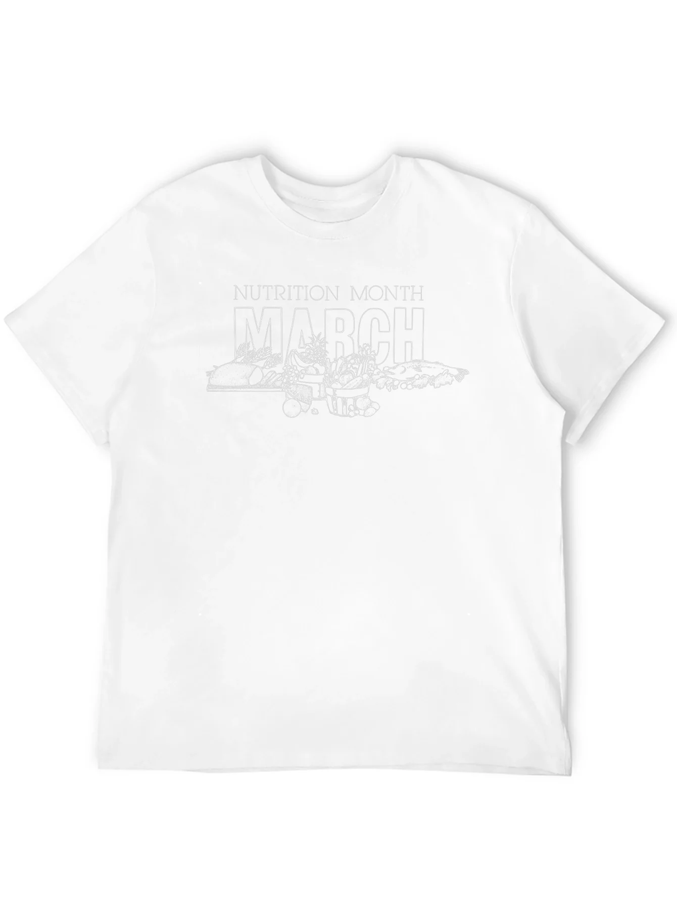 Nutrition Month March T-Shirt - Eat Healthy
