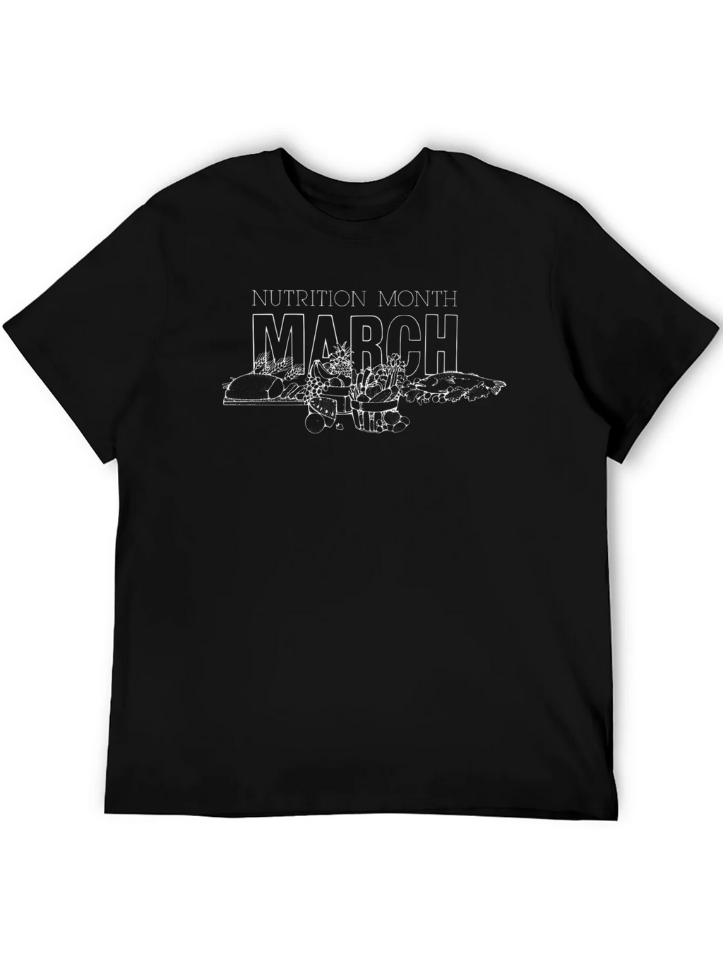 Nutrition Month March T-Shirt - Eat Healthy