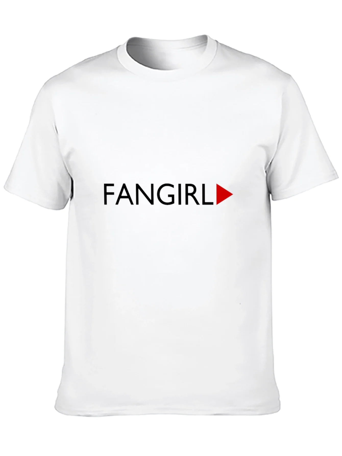 Fangirl Tee - Black T-Shirt with Graphic Print