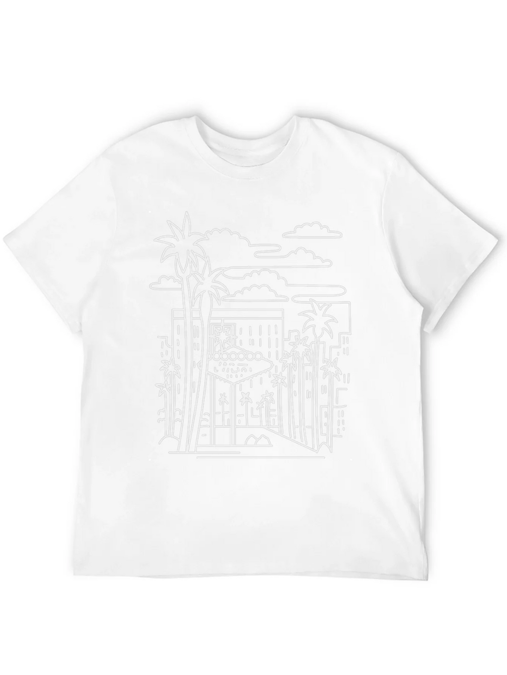 Las Vegas Graphic Tee - Stylish Cityscape Design