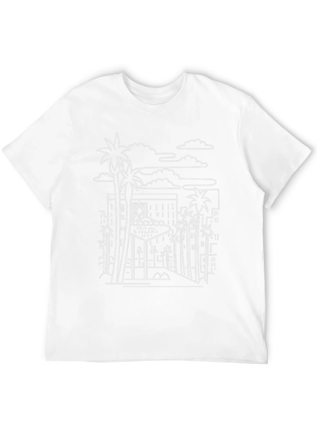 Las Vegas Graphic Tee - Stylish Cityscape Design