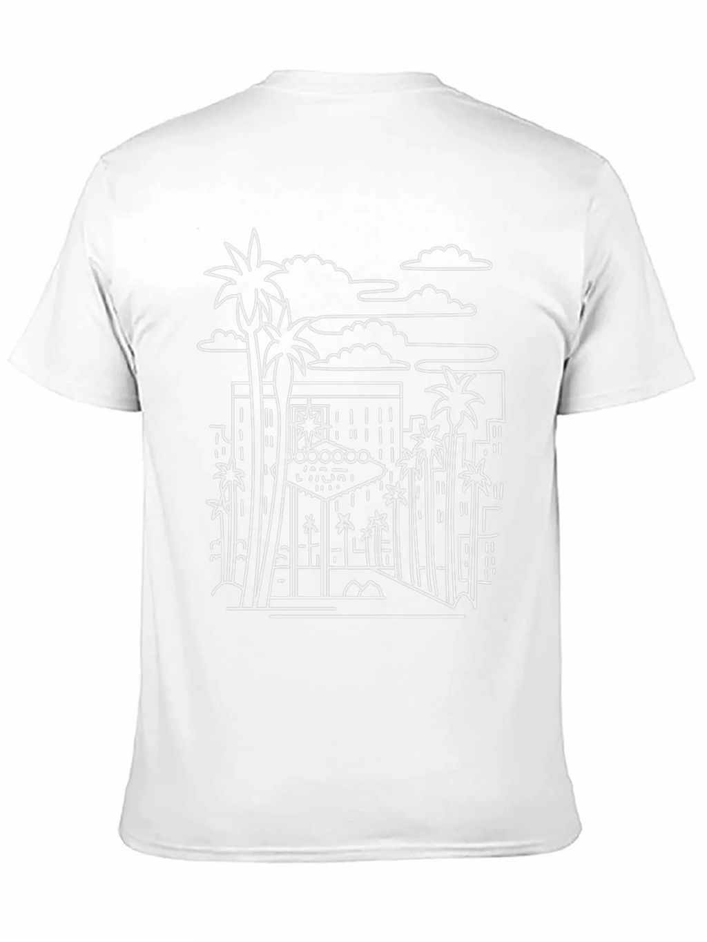 Las Vegas Graphic Tee - Stylish Cityscape Design