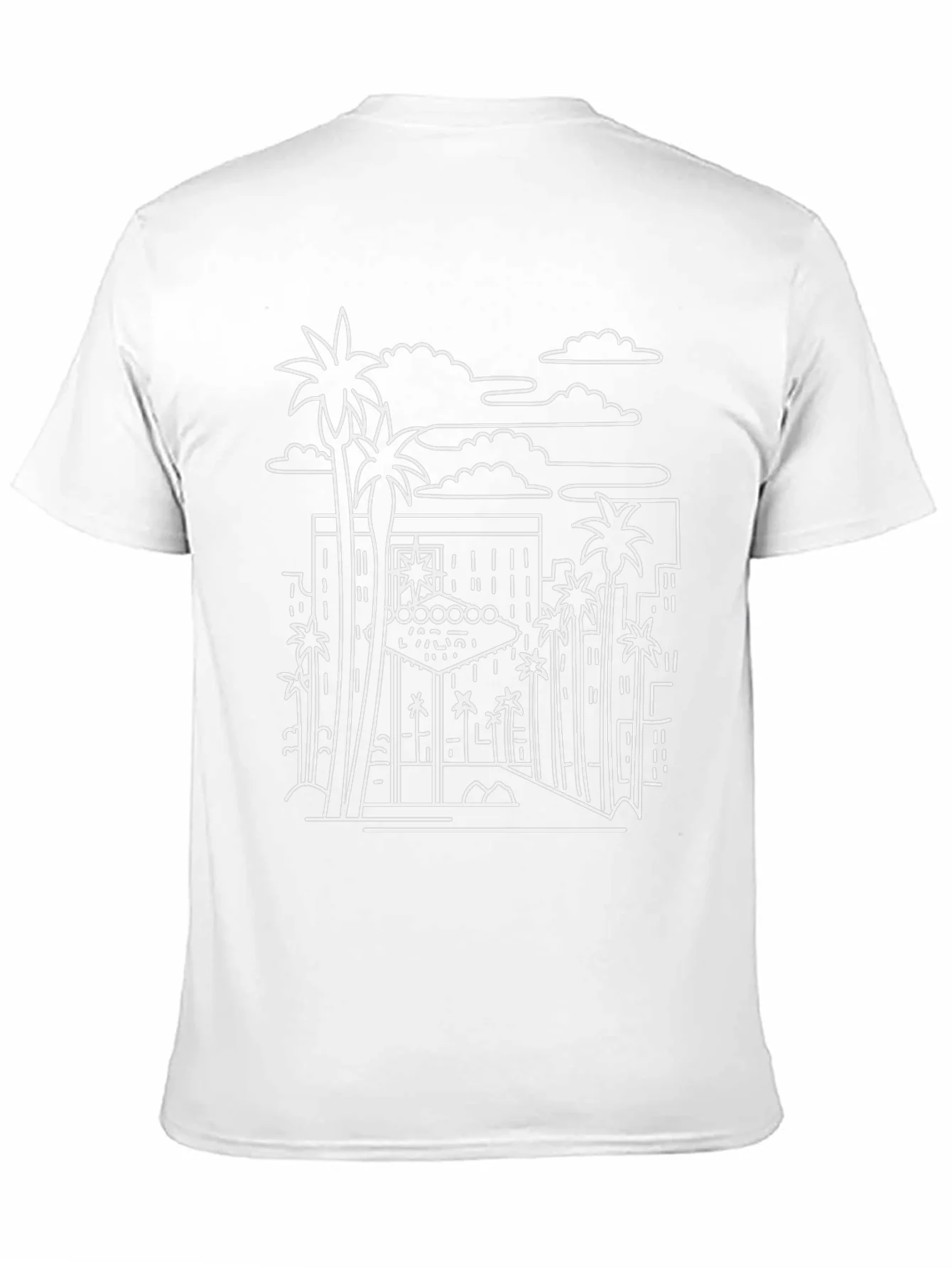 Las Vegas Graphic Tee - Stylish Cityscape Design