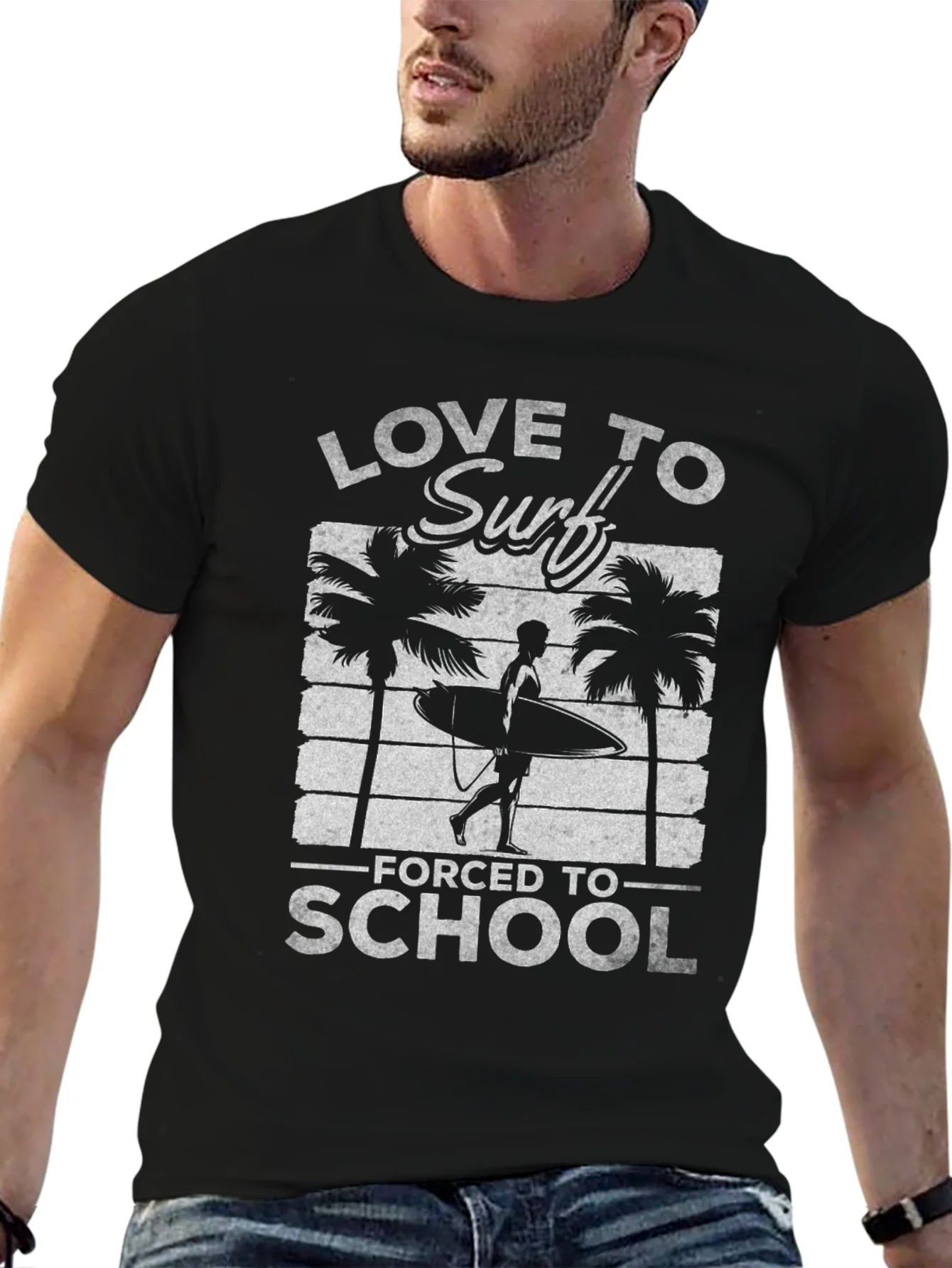Love to Surf T-Shirt Beach Graphic Tee