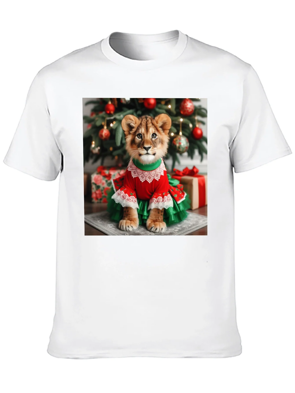 Lion Cub Christmas T-Shirt