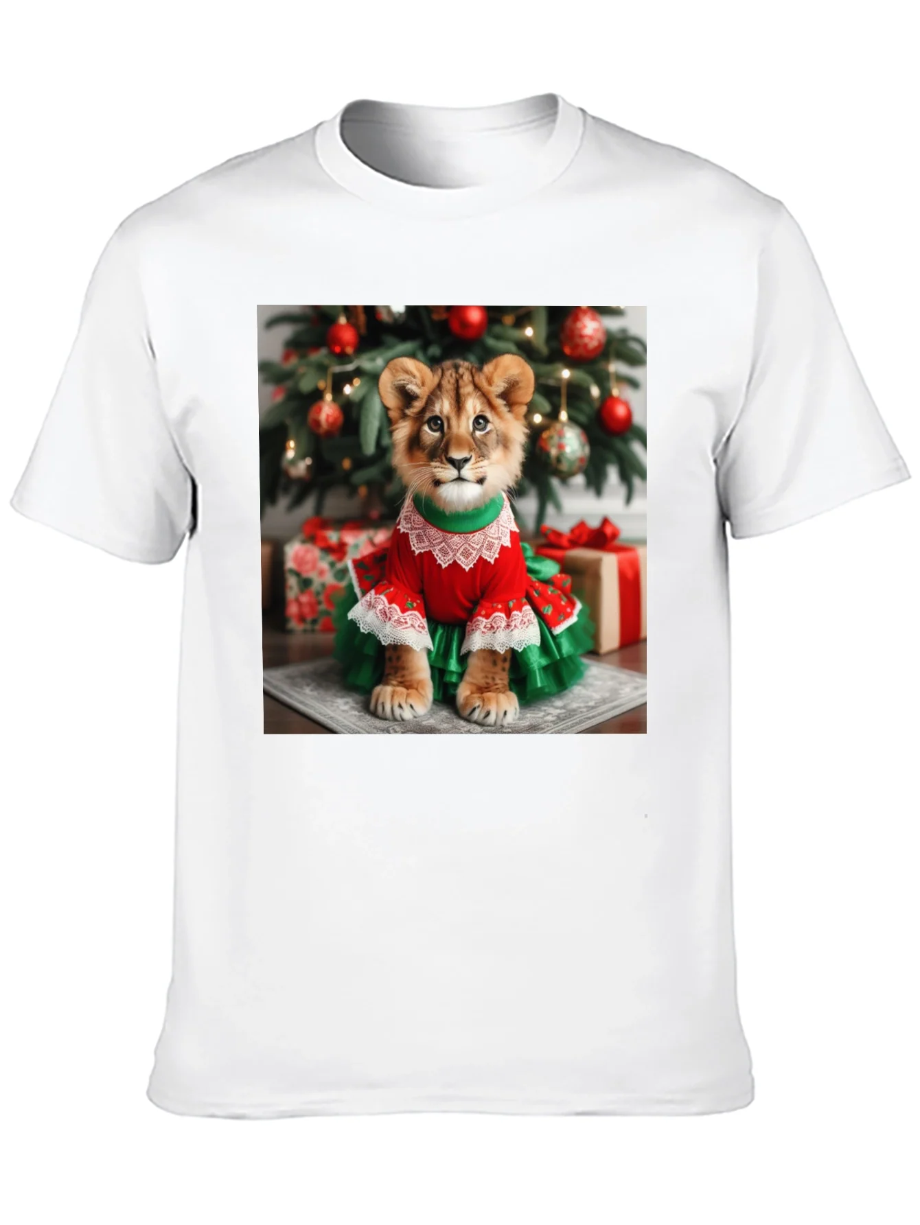 Lion Cub Christmas T-Shirt