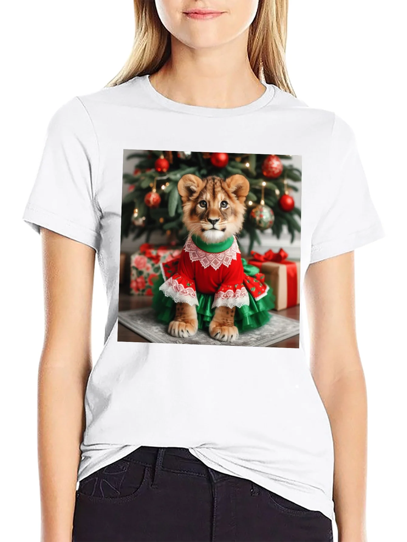 Lion Cub Christmas T-Shirt