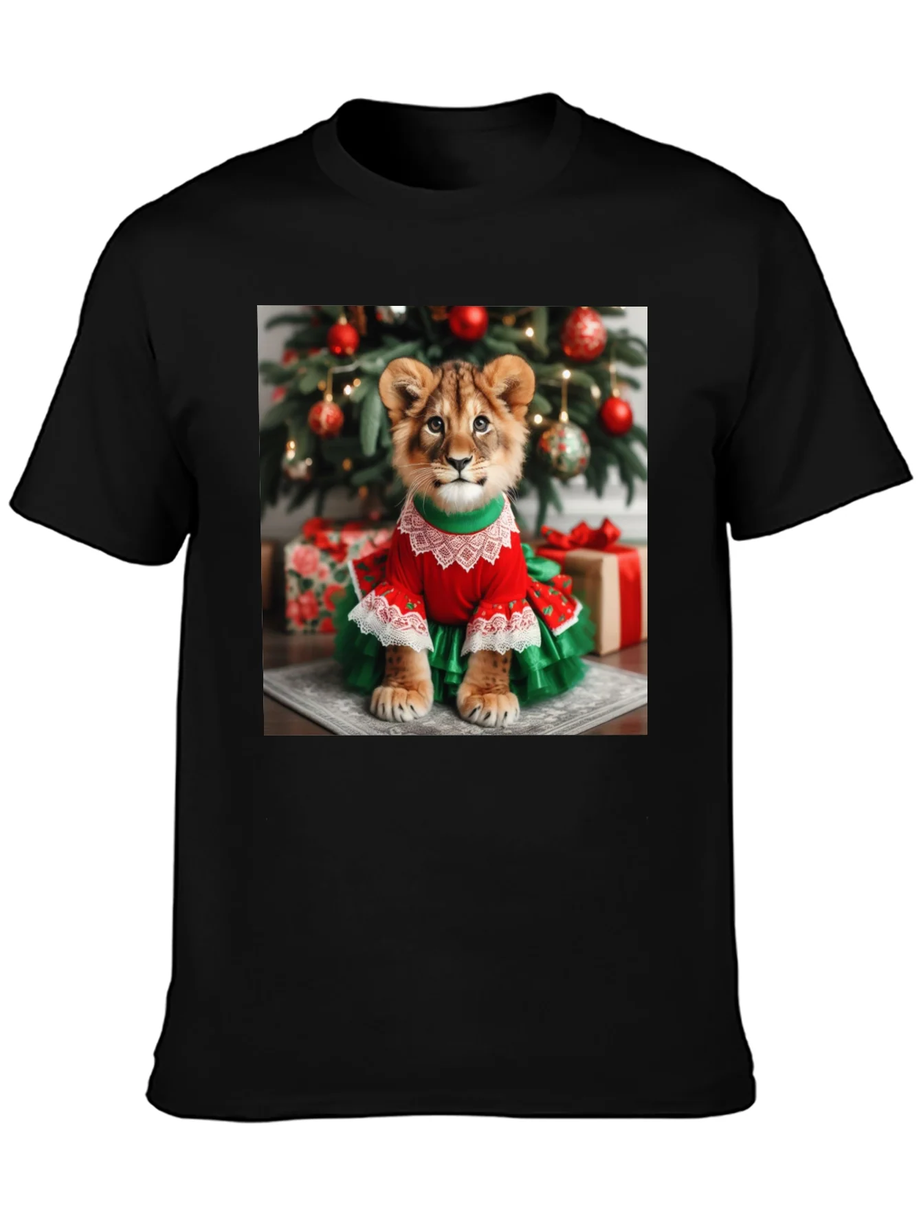Lion Cub Christmas T-Shirt