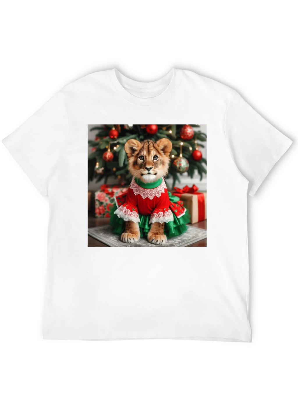 Lion Cub Christmas T-Shirt