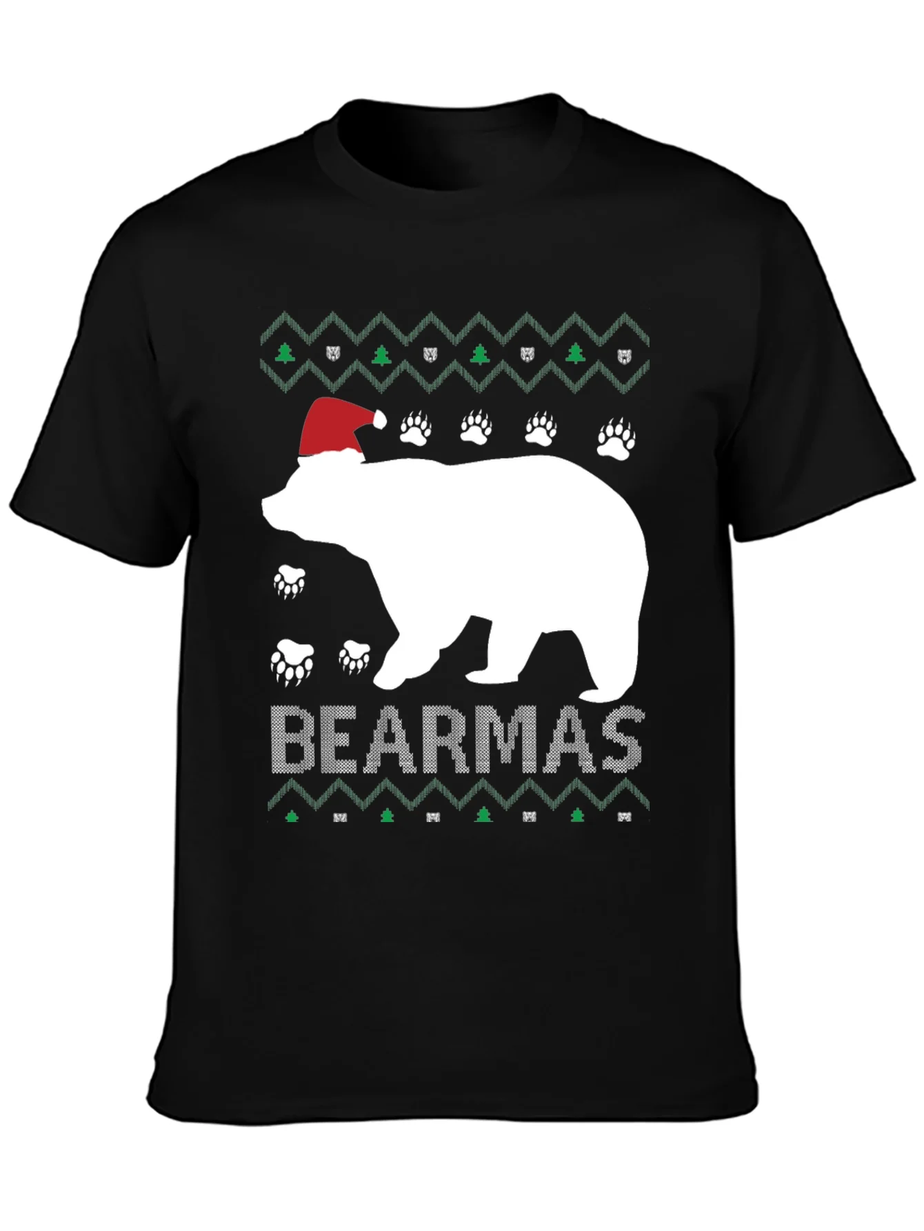 Bearmas Holiday T-Shirt - Funny Christmas Bear Tee