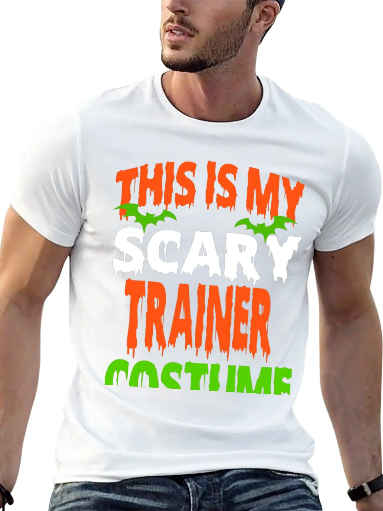 Scary Trainer Halloween Costume T-Shirt