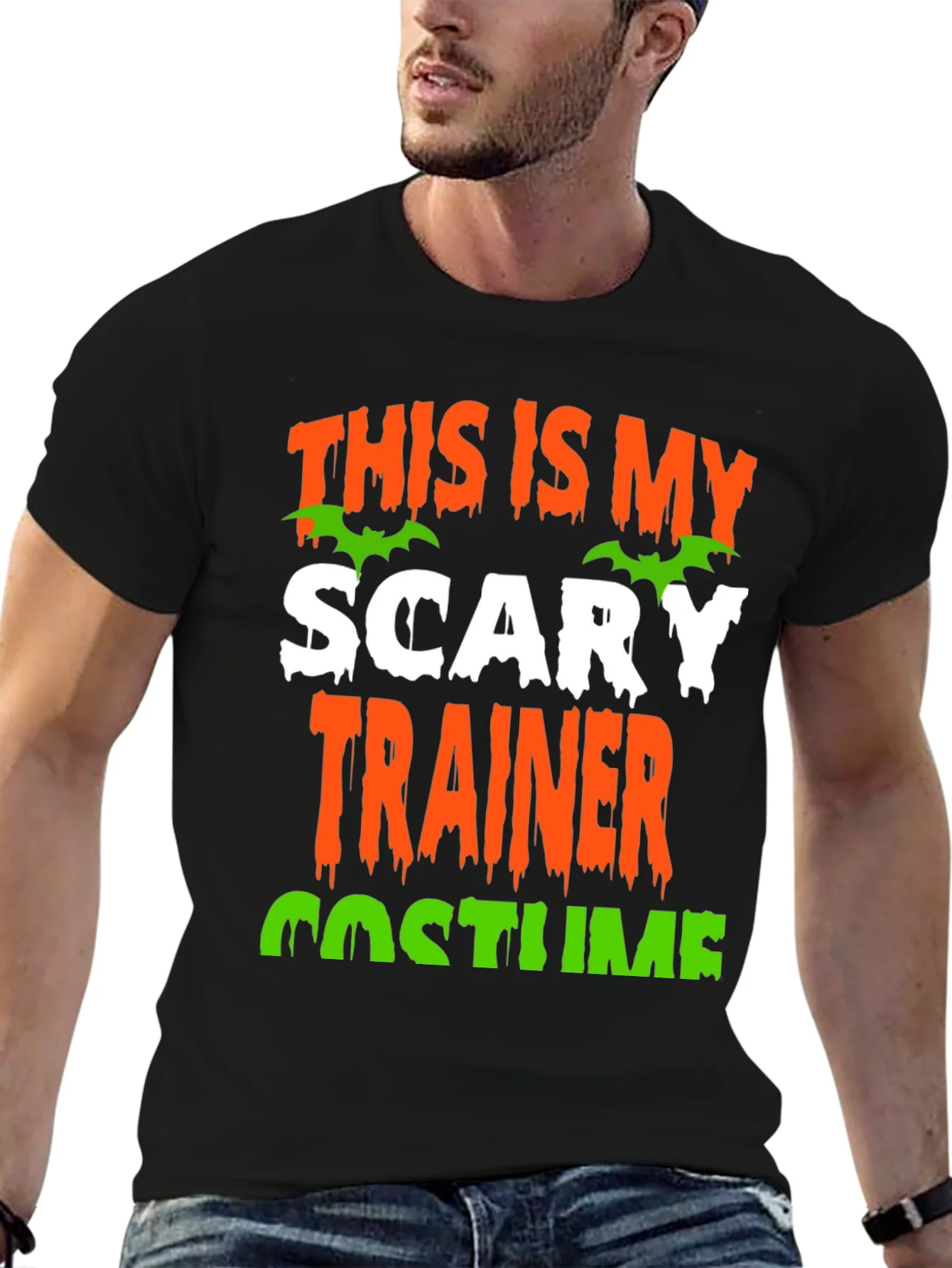 Scary Trainer Halloween Costume T-Shirt