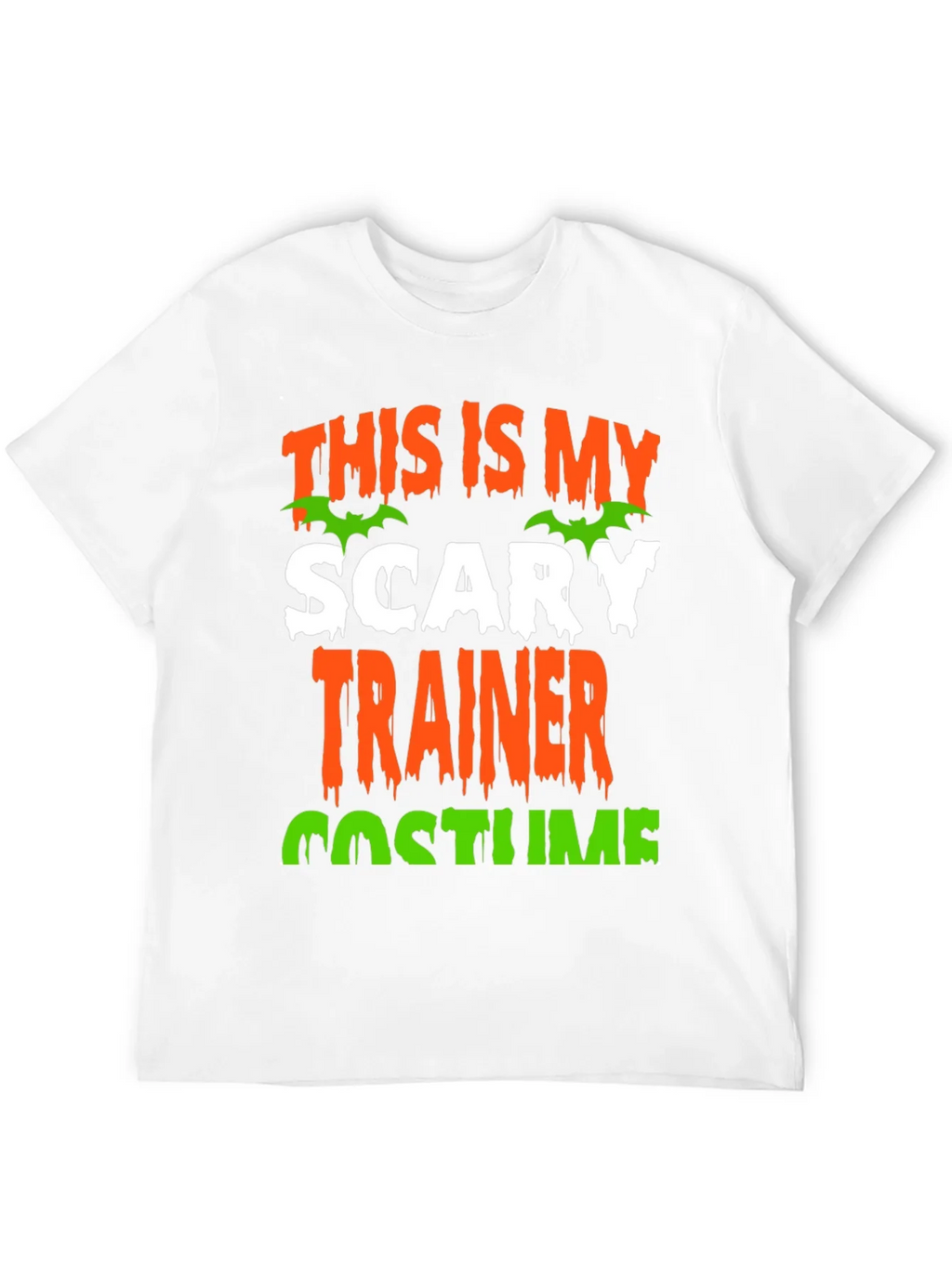 Scary Trainer Halloween Costume T-Shirt