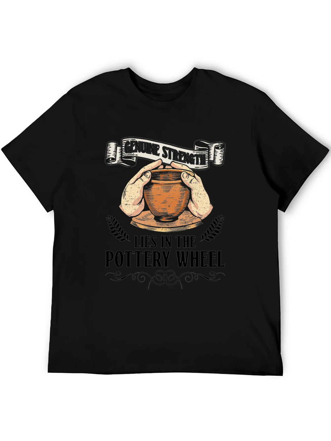 Genuine Strength Pottery Wheel T-Shirt