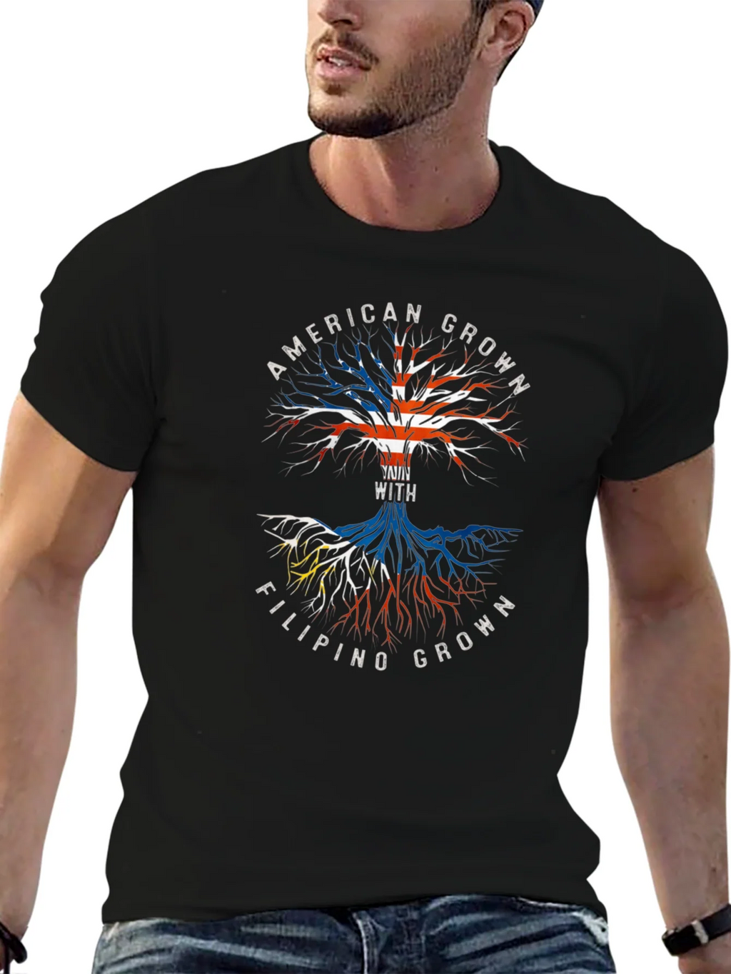 American Filipino Roots T-Shirt