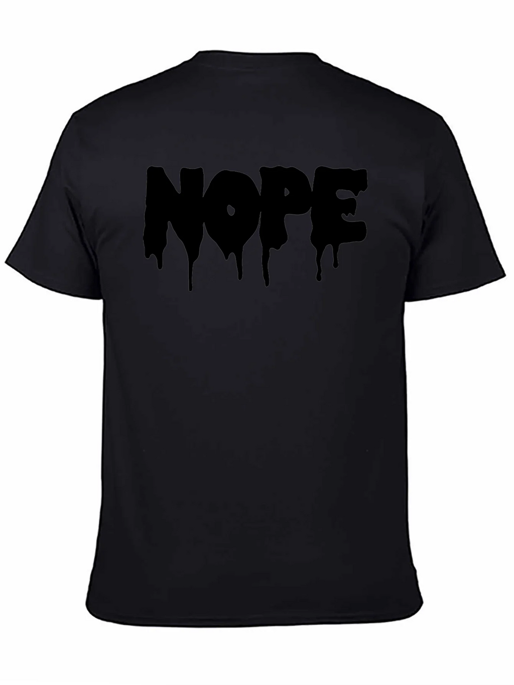 Nope Drip Graphic Tee - Mens Black T-Shirt