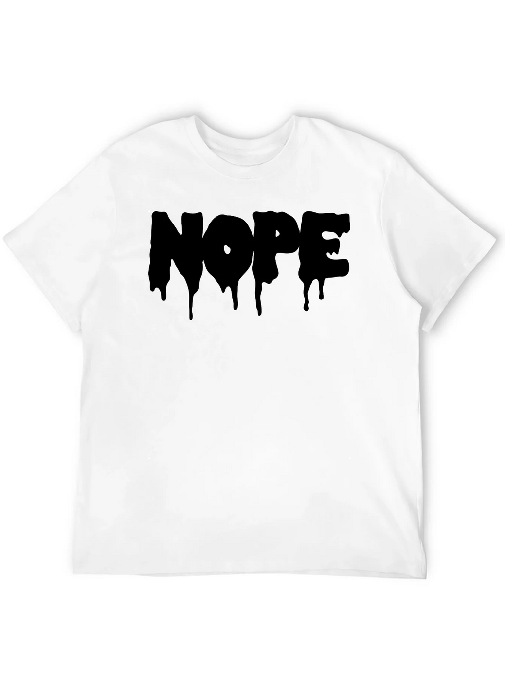 Nope Drip Graphic Tee - Mens Black T-Shirt
