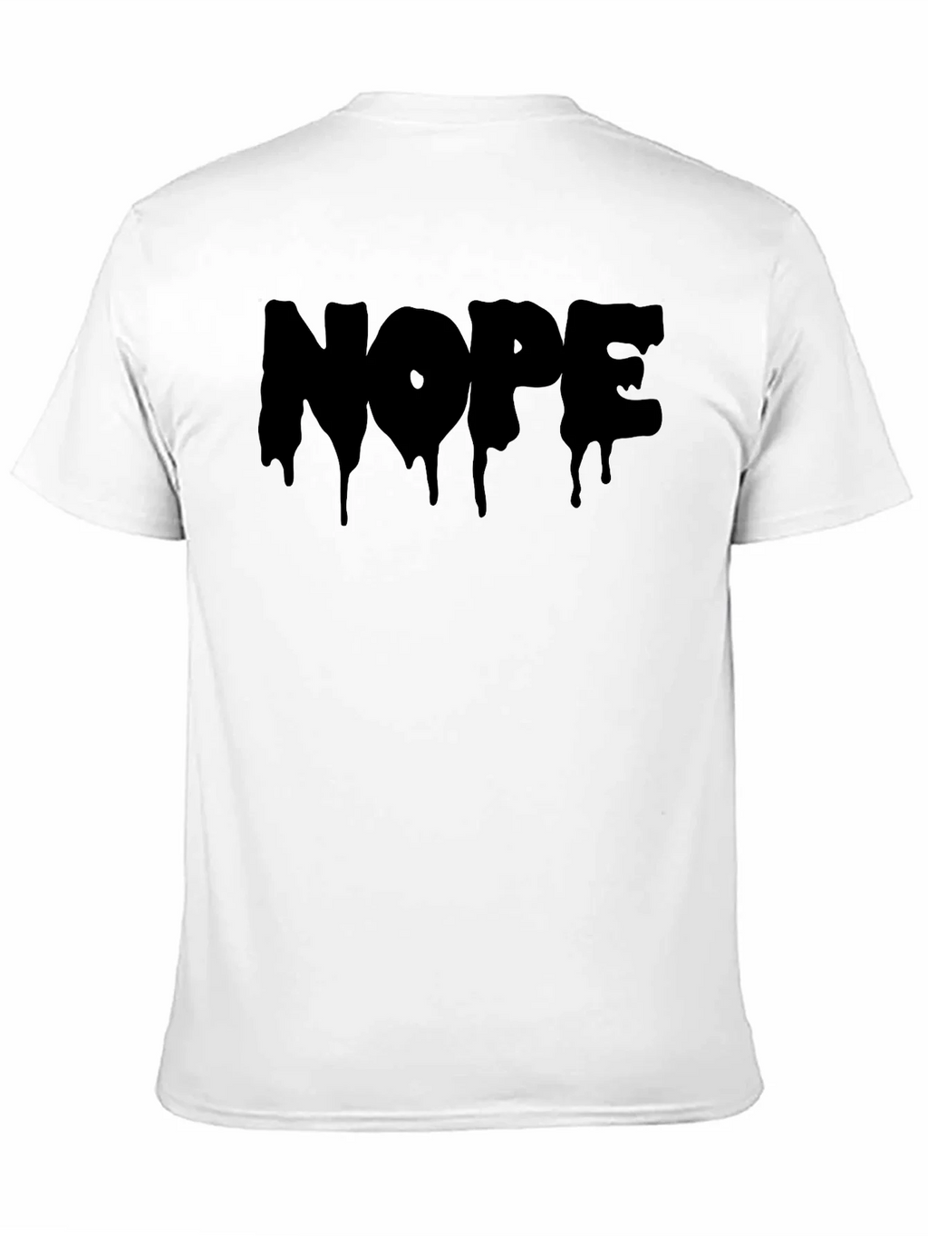 Nope Drip Graphic Tee - Mens Black T-Shirt