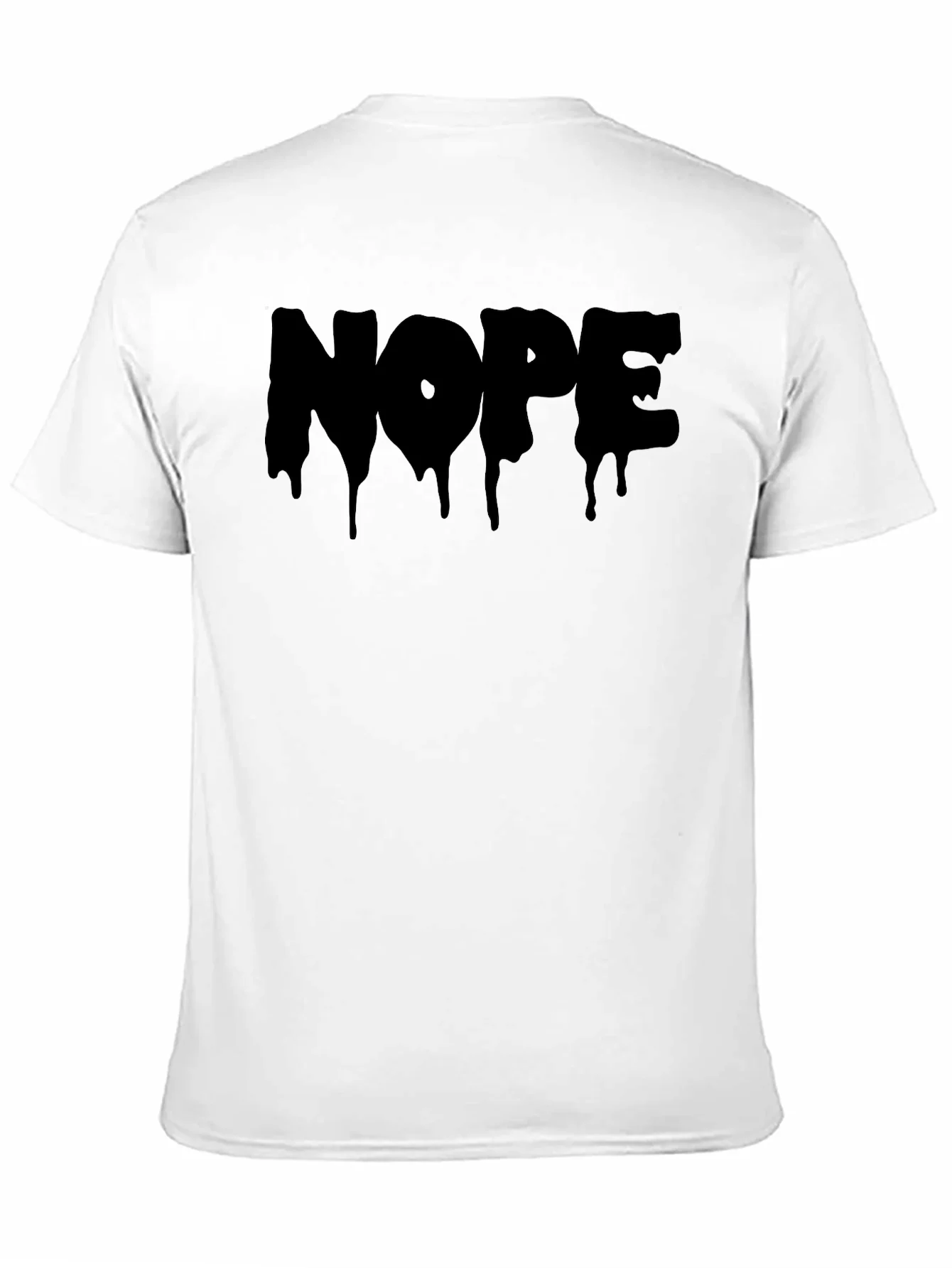Nope Drip Graphic Tee - Mens Black T-Shirt