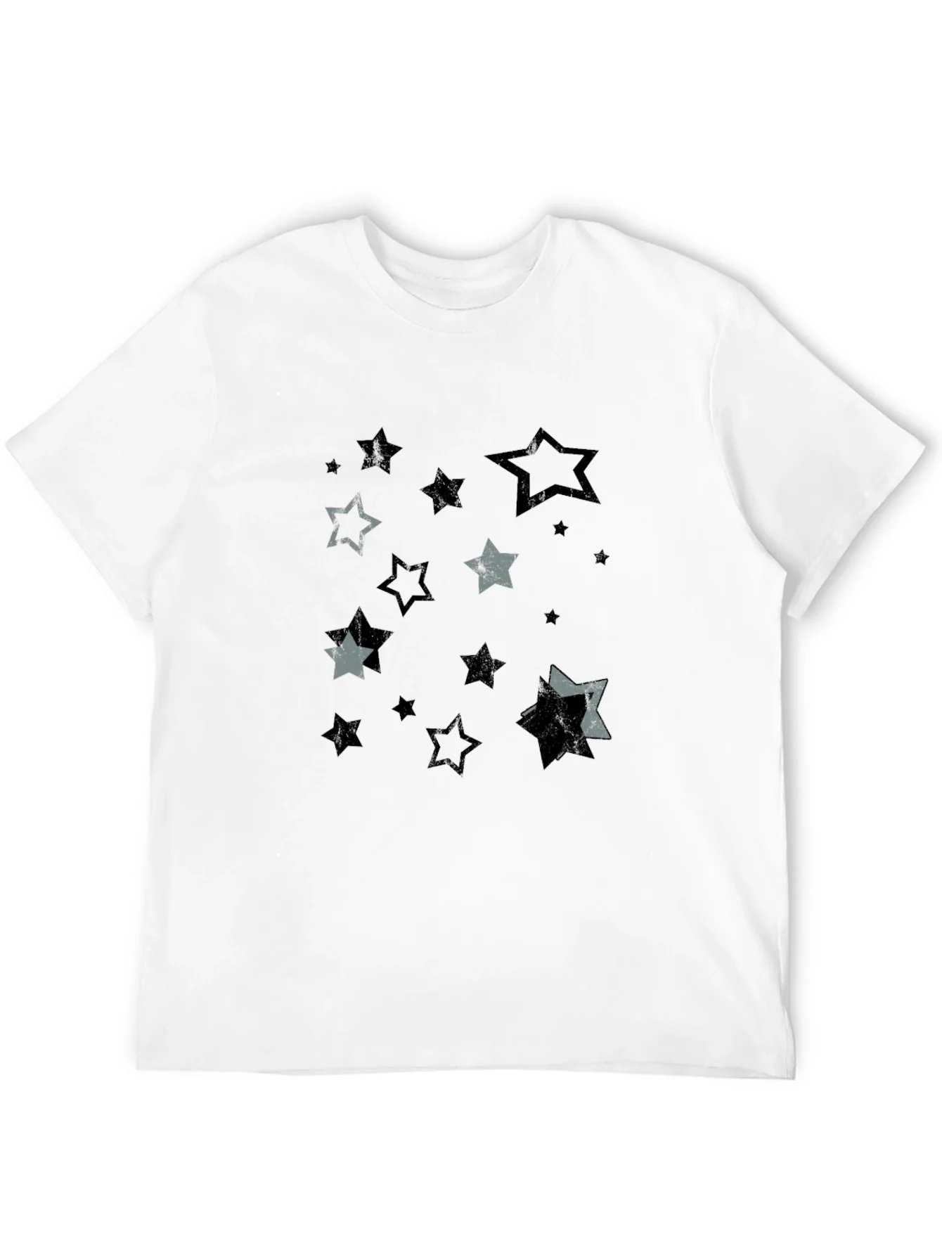 Starry Night Mens Black Graphic Tee