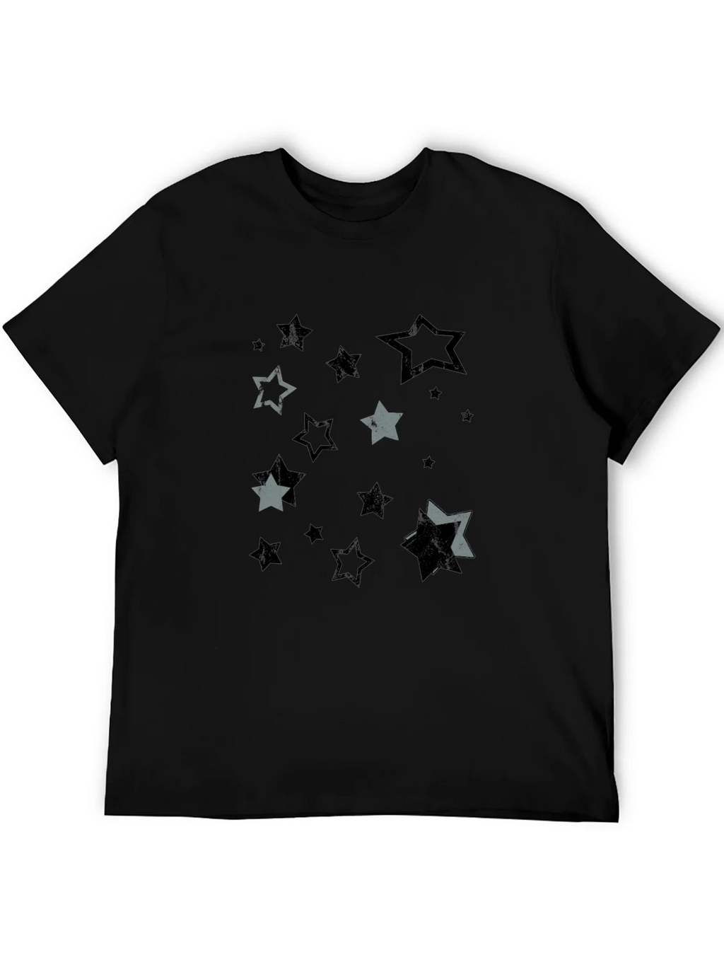 Starry Night Mens Black Graphic Tee