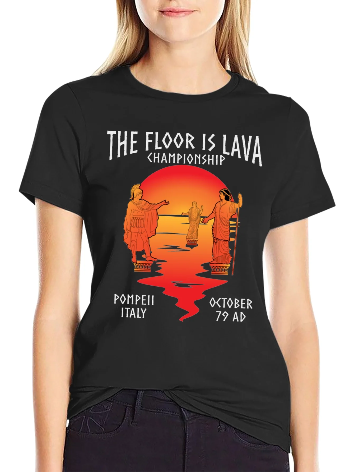 The Floor is Lava Pompeii Championship T-Shirt