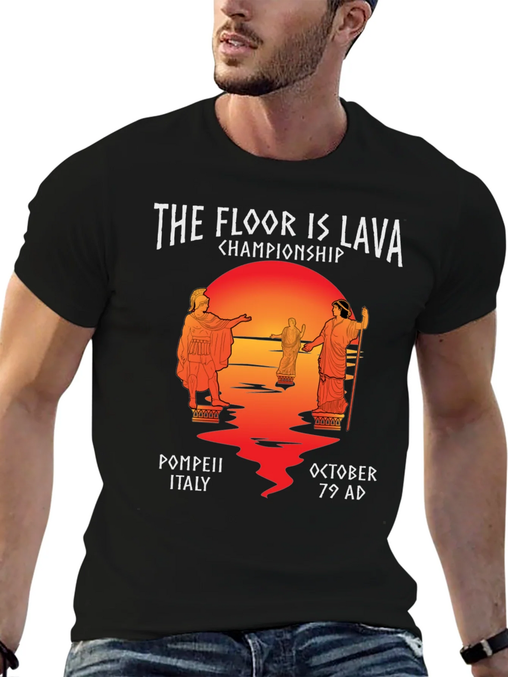 The Floor is Lava Pompeii Championship T-Shirt