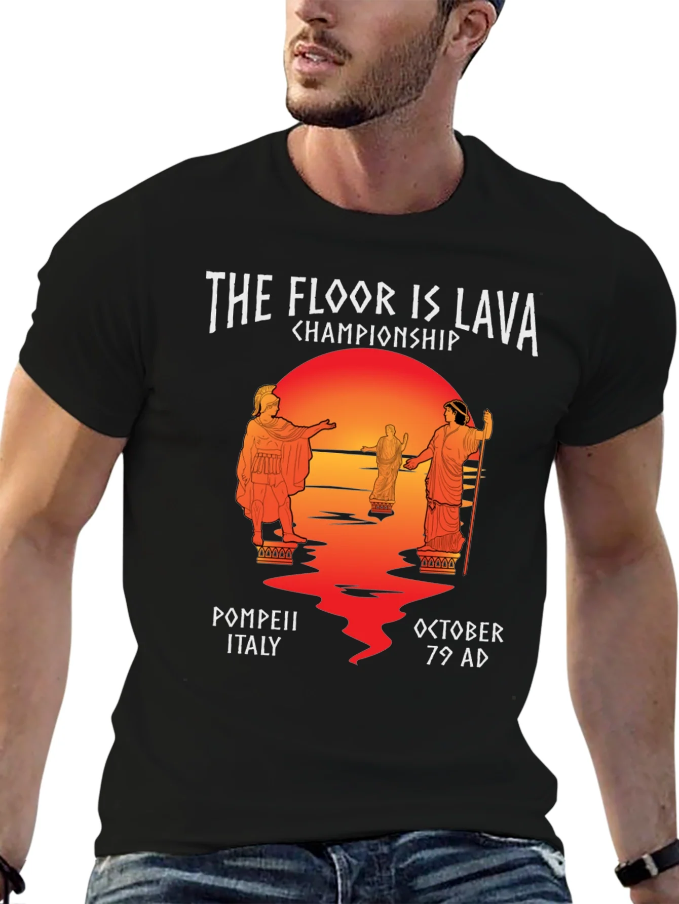 The Floor is Lava Pompeii Championship T-Shirt