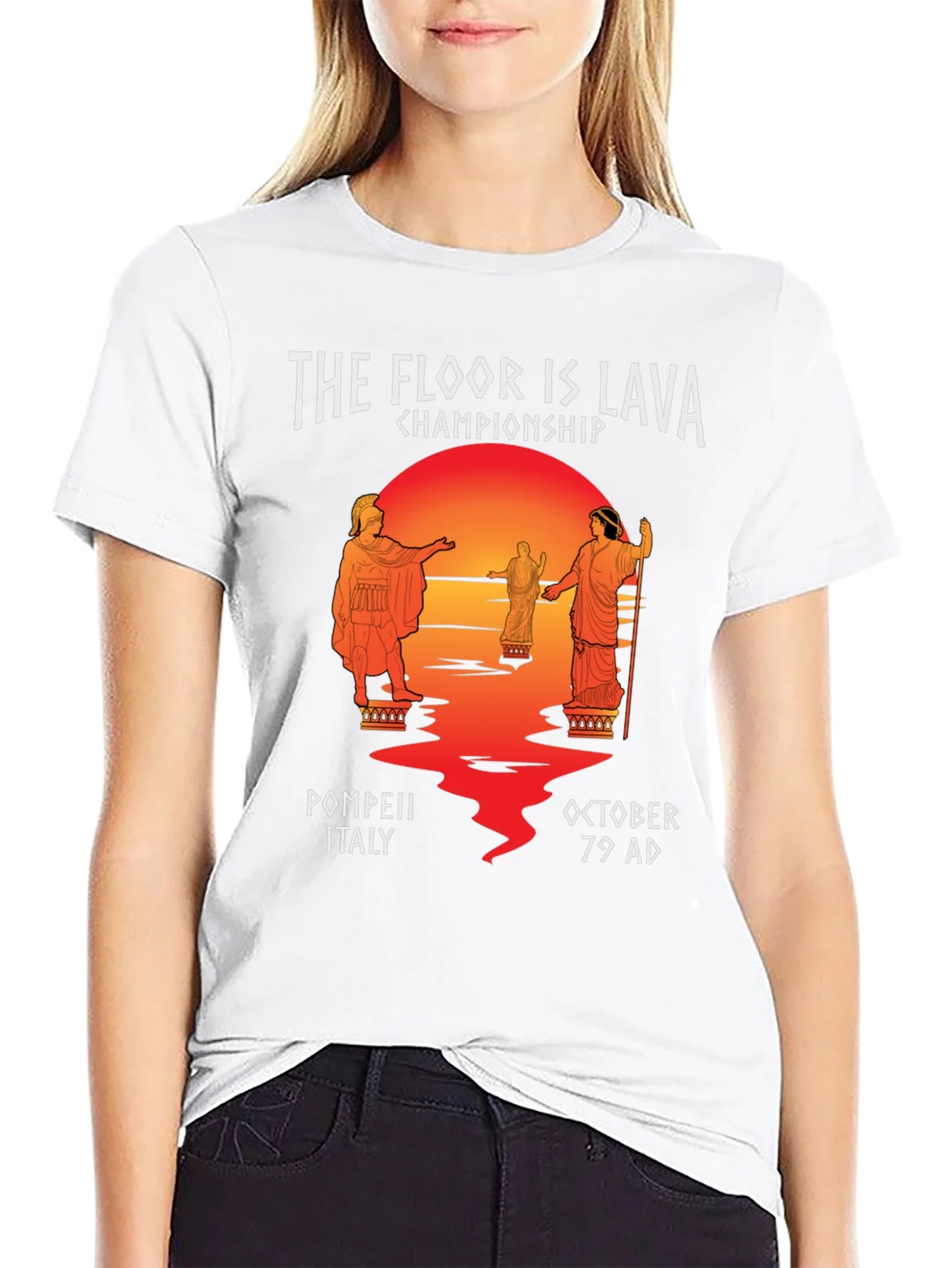The Floor is Lava Pompeii Championship T-Shirt