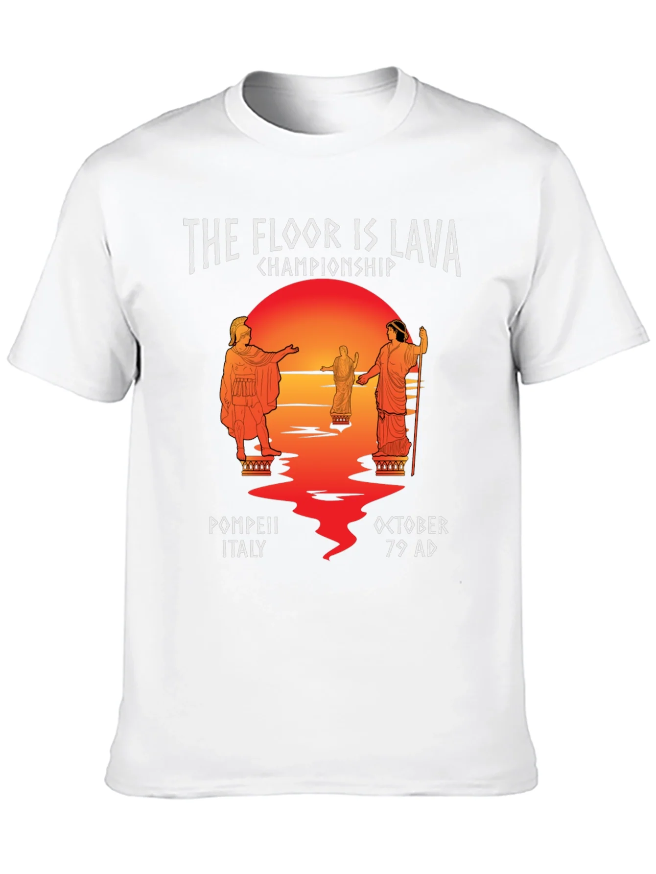 The Floor is Lava Pompeii Championship T-Shirt