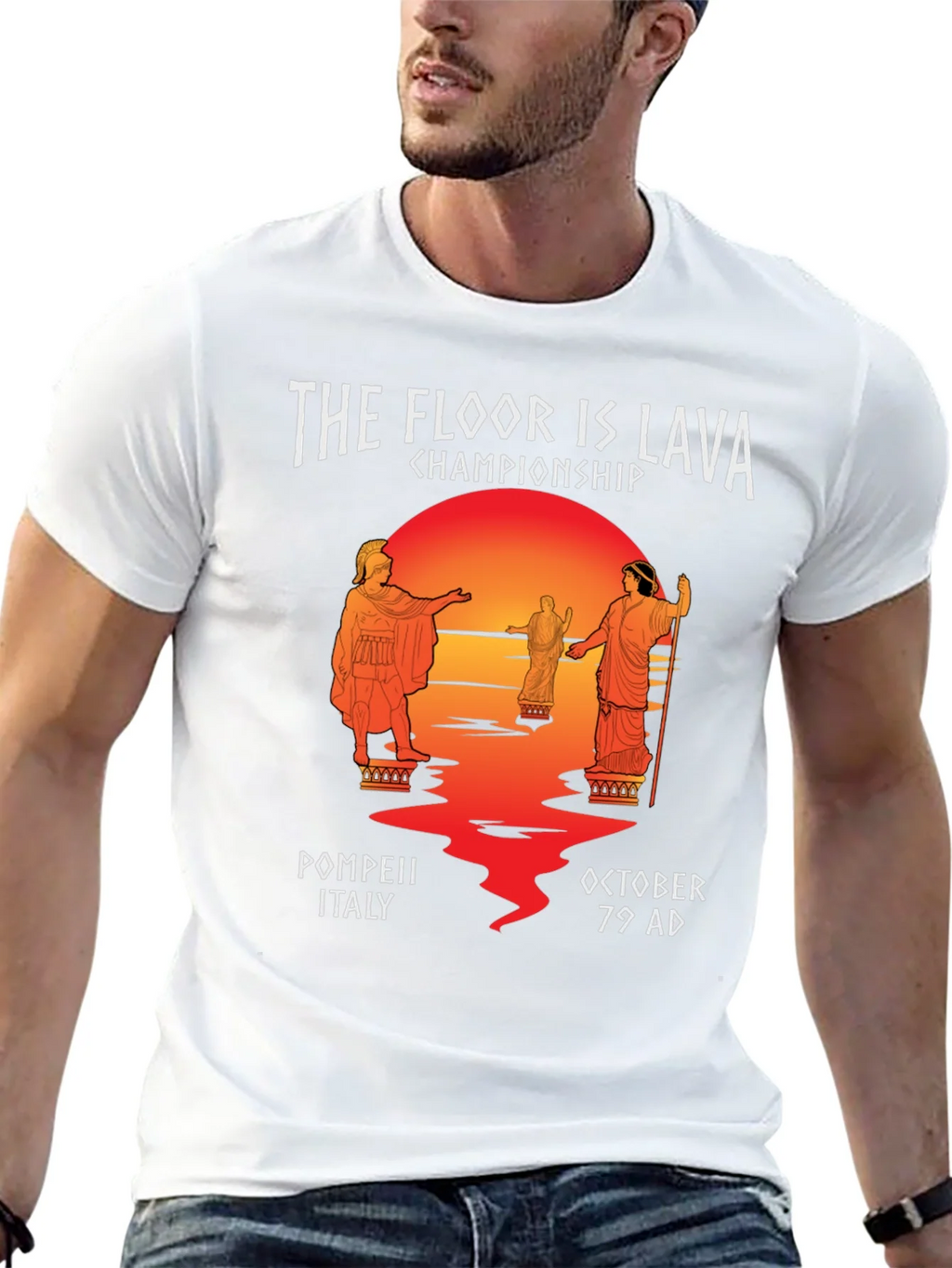 The Floor is Lava Pompeii Championship T-Shirt
