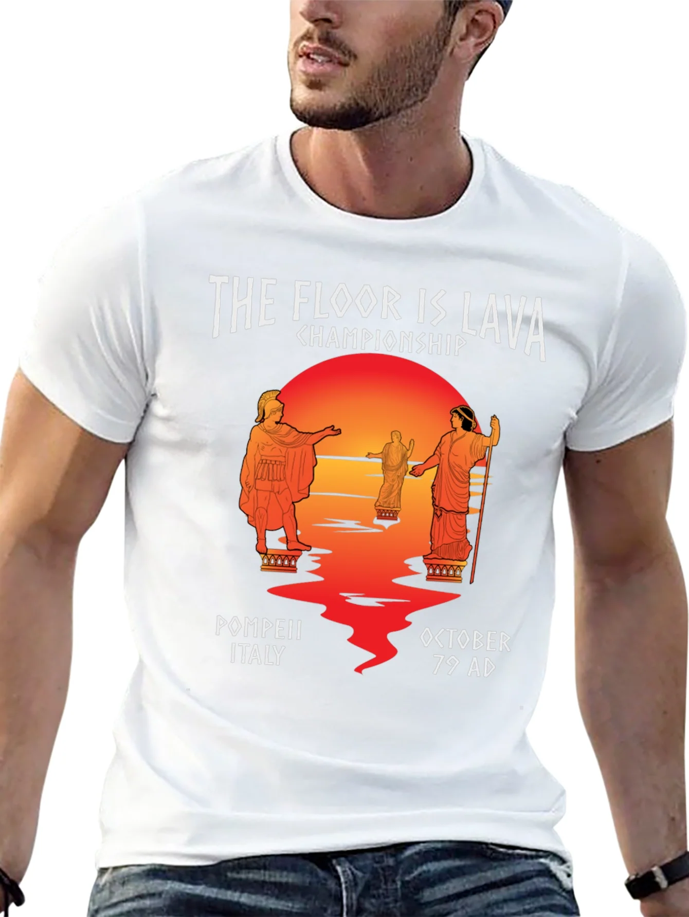 The Floor is Lava Pompeii Championship T-Shirt