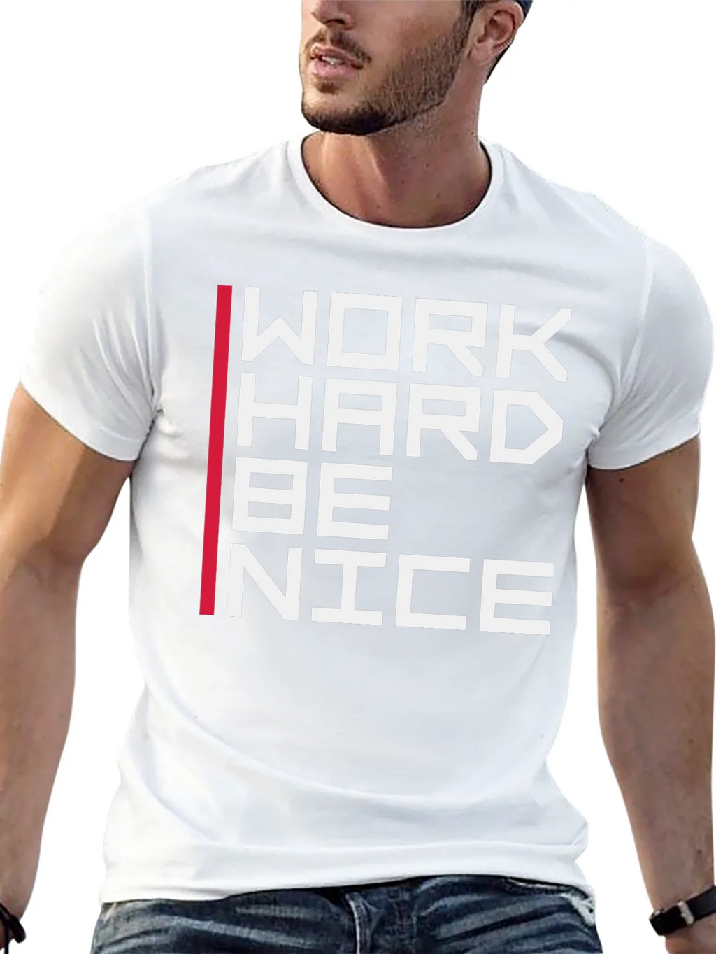 Work Hard Be Nice Graphic T-Shirt