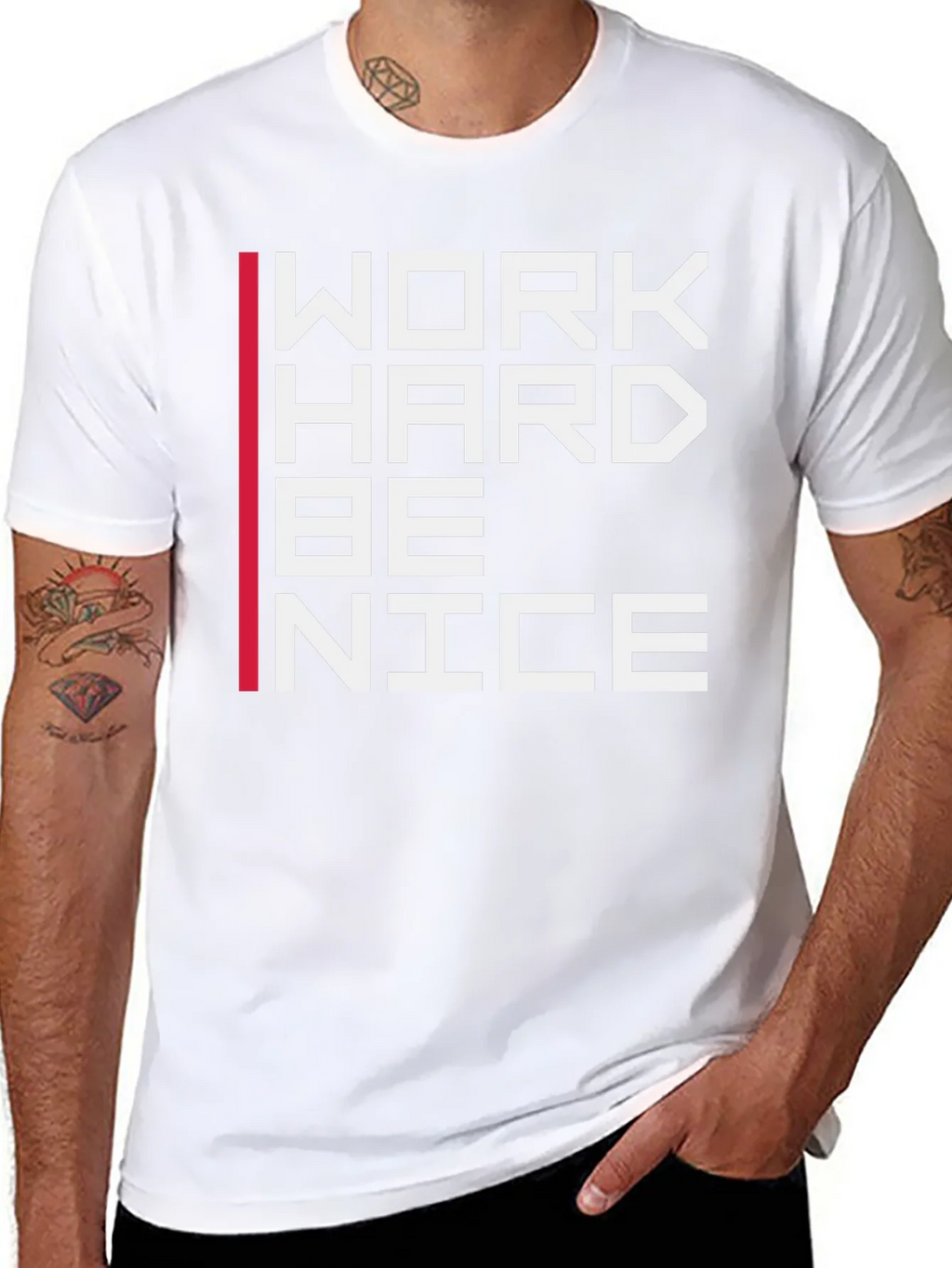 Work Hard Be Nice Graphic T-Shirt