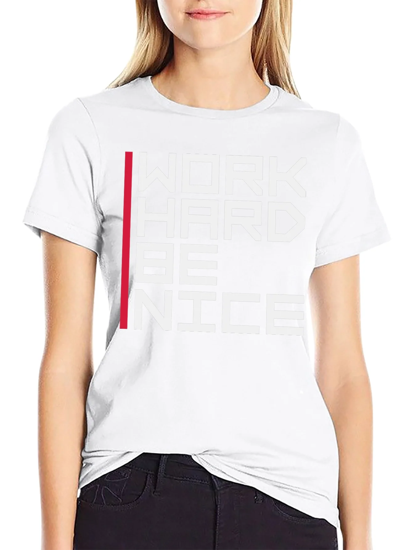 Work Hard Be Nice Graphic T-Shirt